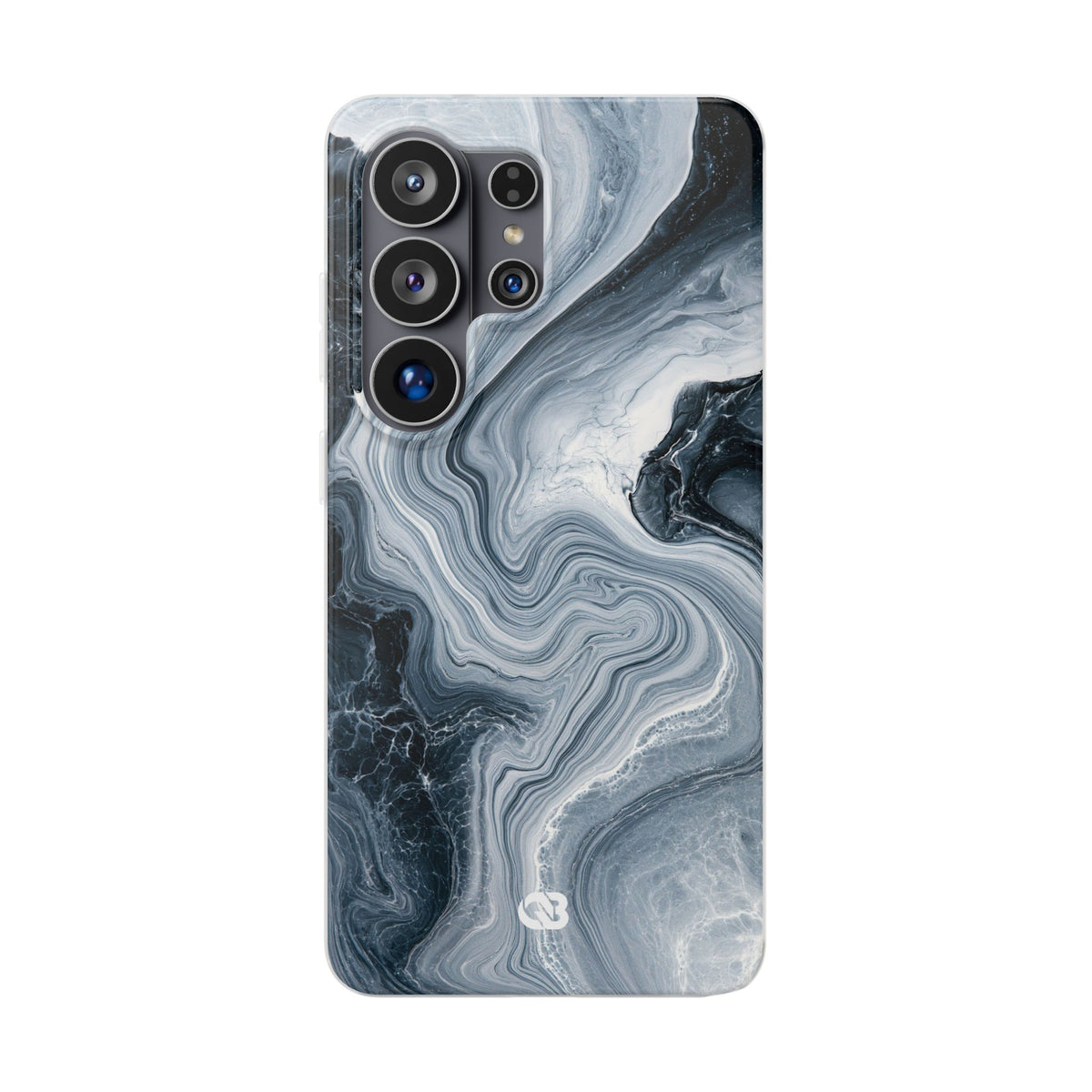 Suminagashi Ink Flow · Lite Phone Case for Samsung · Grey