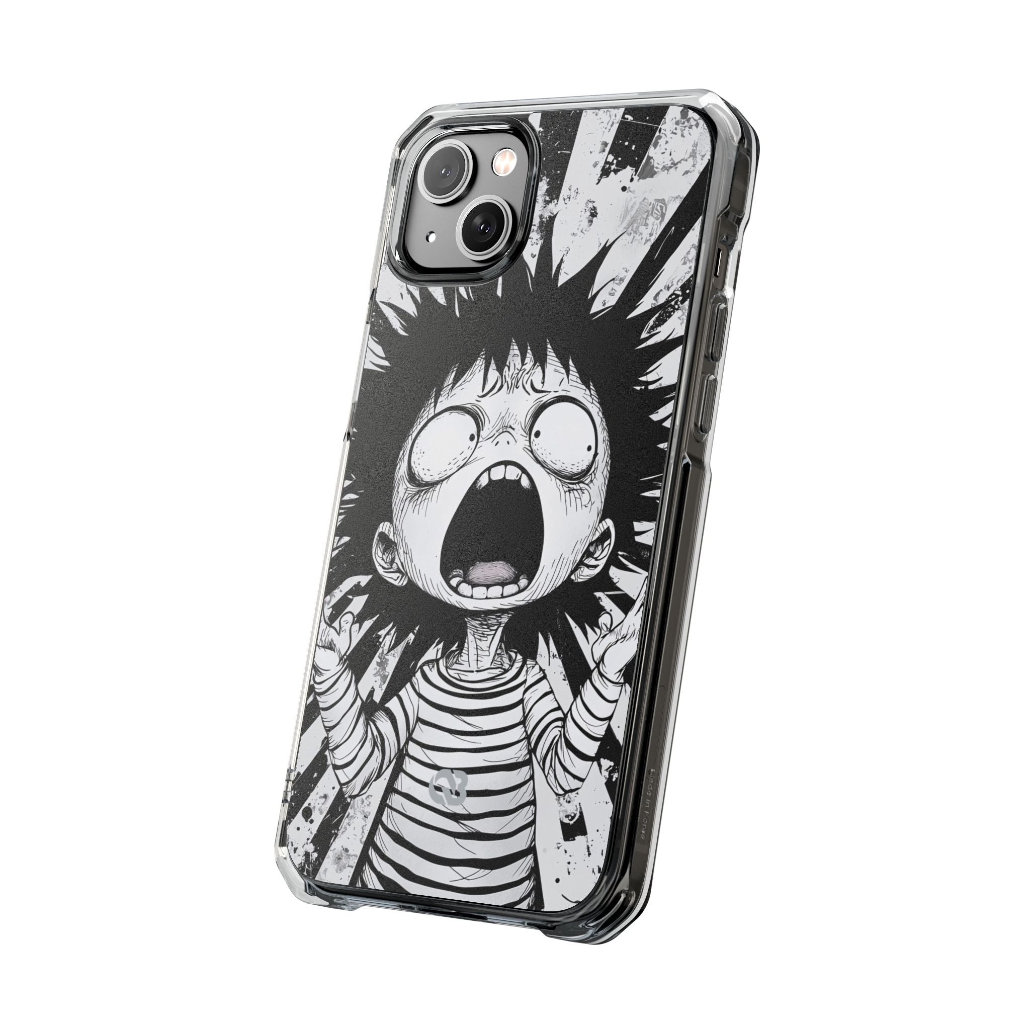 Chaotic Monochrome Scream · Impact Magsafe