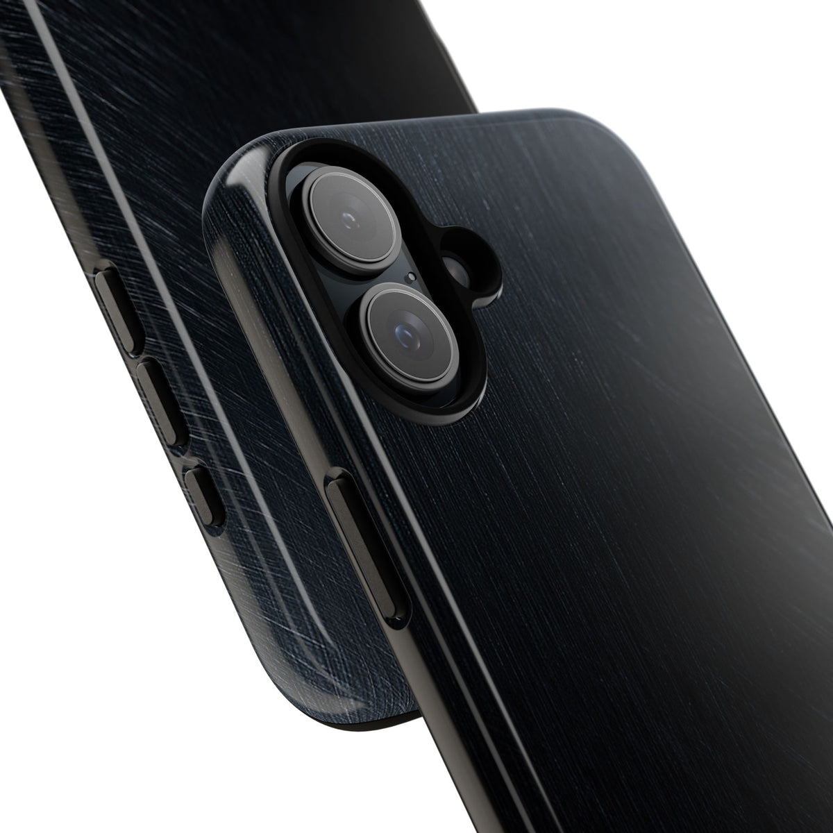 Brushed Obsidian Steel · Tough Phone Case for iPhone · Black