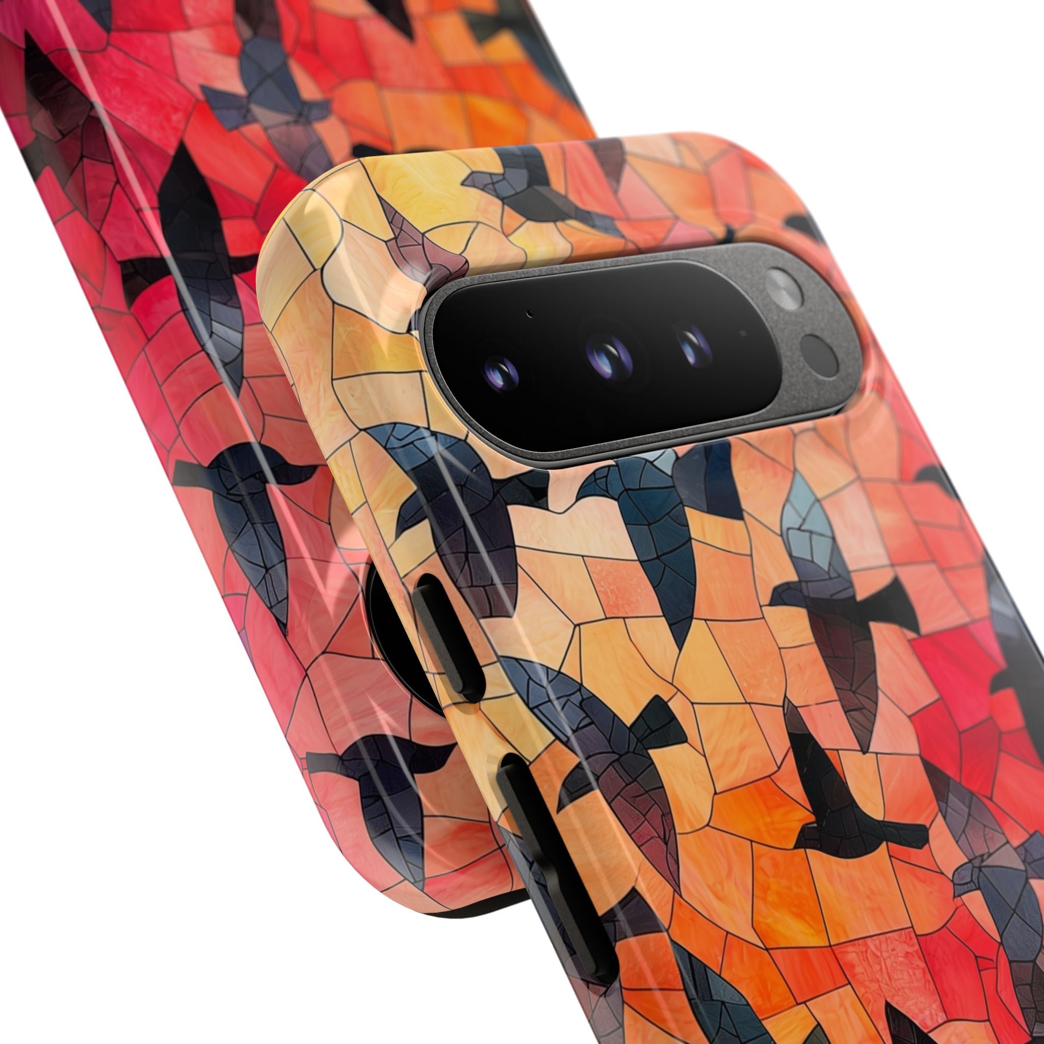 Ember Mosaic Wings · Tough Coque de téléphone pour Google Pixel