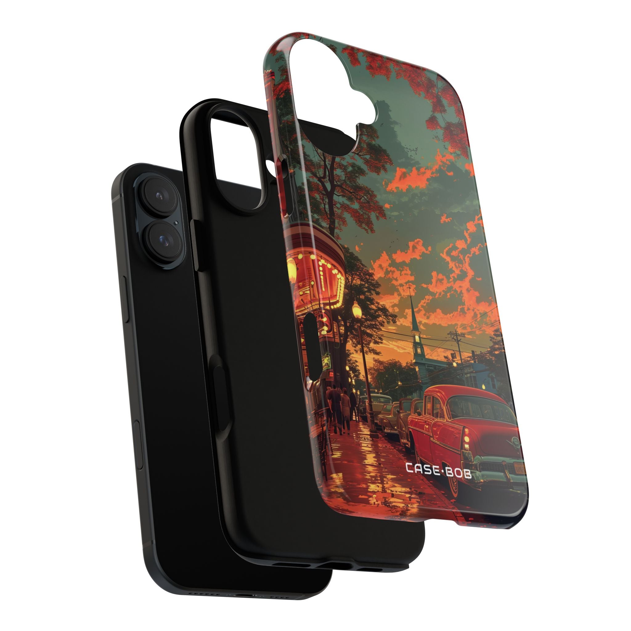Vintage Cruiser Glow iPhone 16 Plus Case - Tough