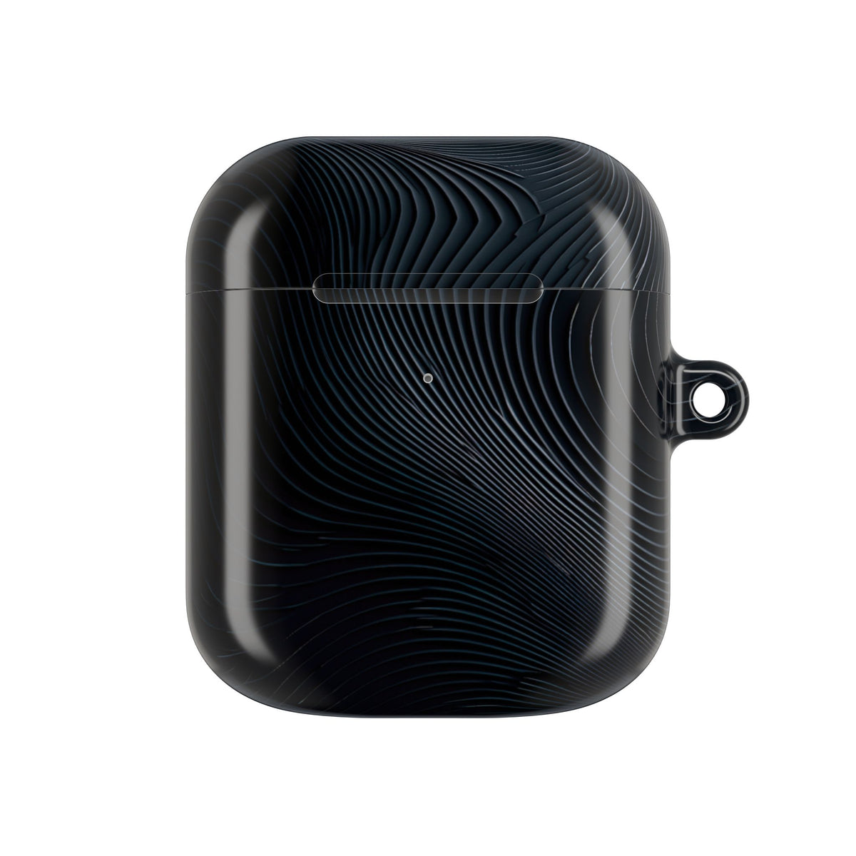 Obsidian Contours · Hard Case for AirPods & AirPods Pro · Black