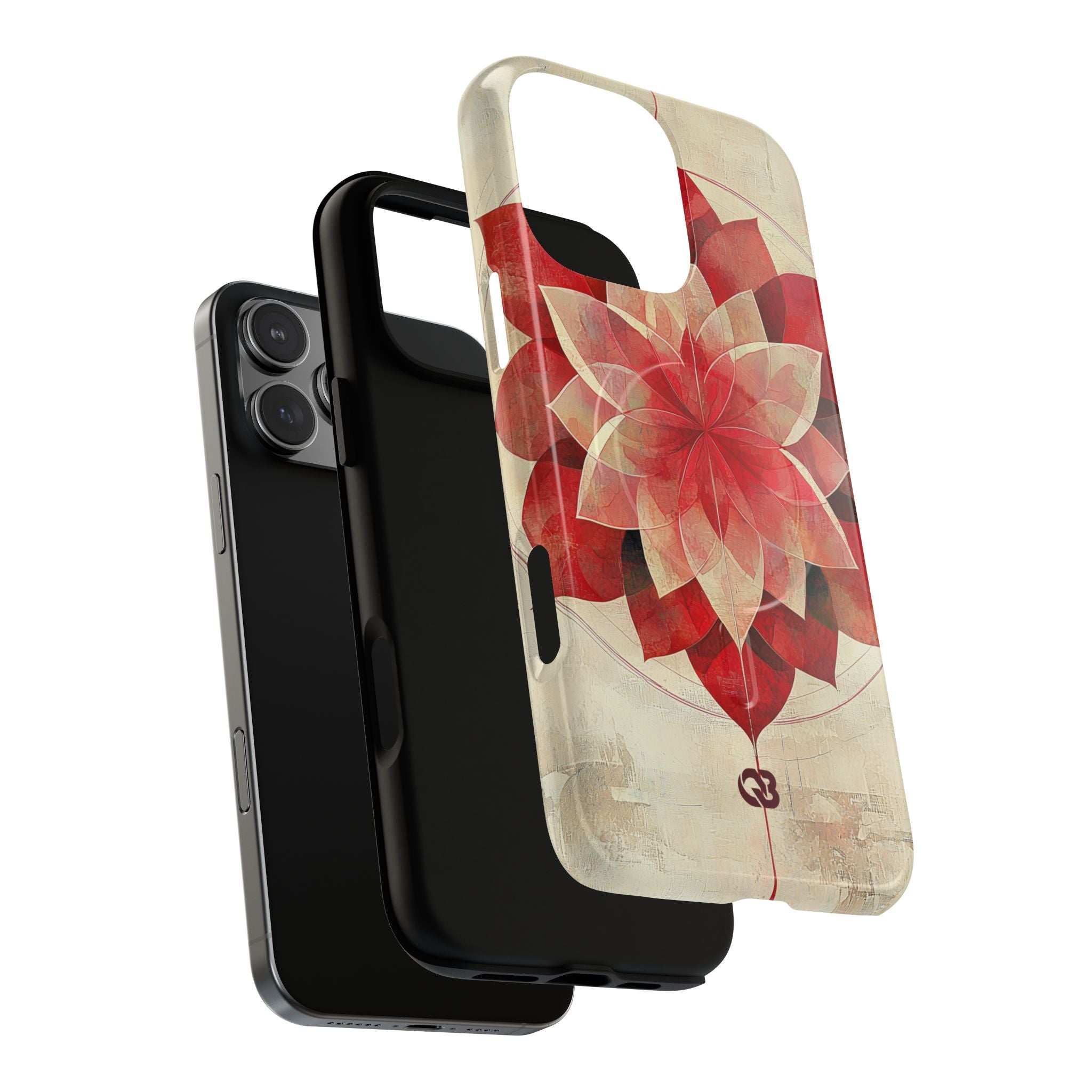 Crimson Petal Peak · Tough+ Phone Case for iPhone · Magsafe
