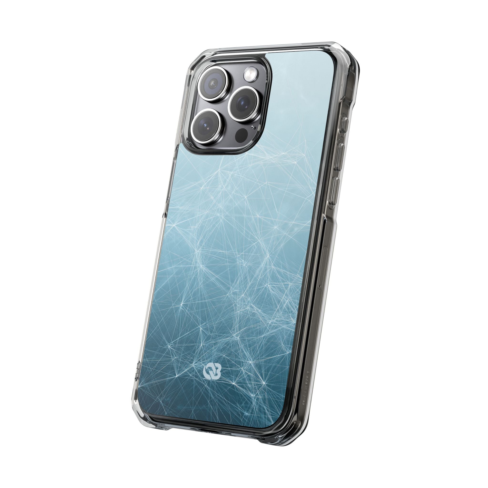 Teal Impact MagSafe Phone Case for iPhone - Arctic Digital Nexus