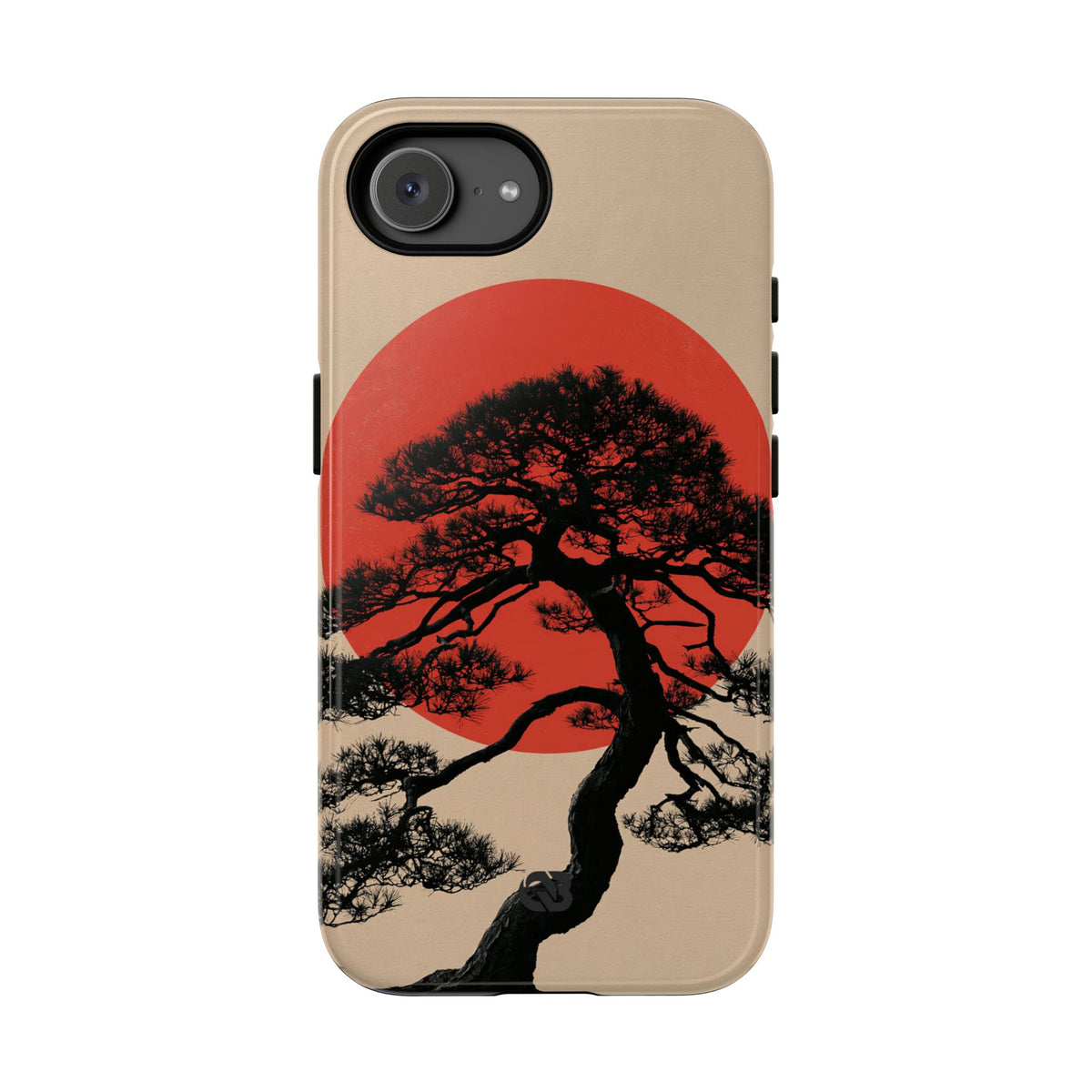 Crimson Pine Solitude · Tough Phone Case for iPhone · Beige