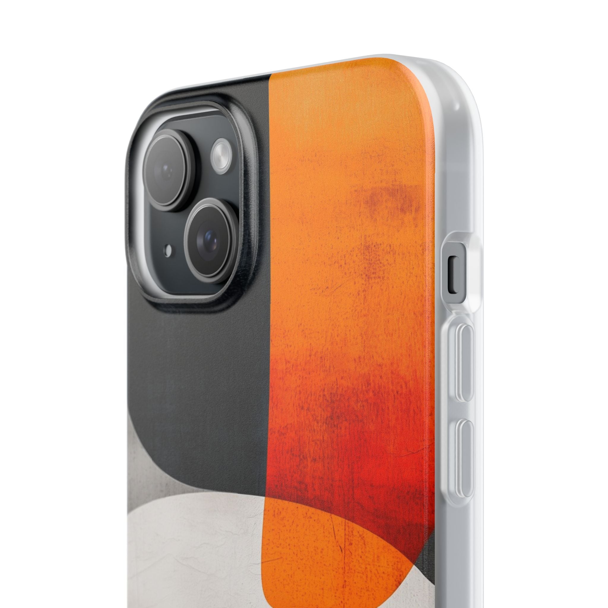 Burnt Amber Flow · Soft Phone Case for iPhone