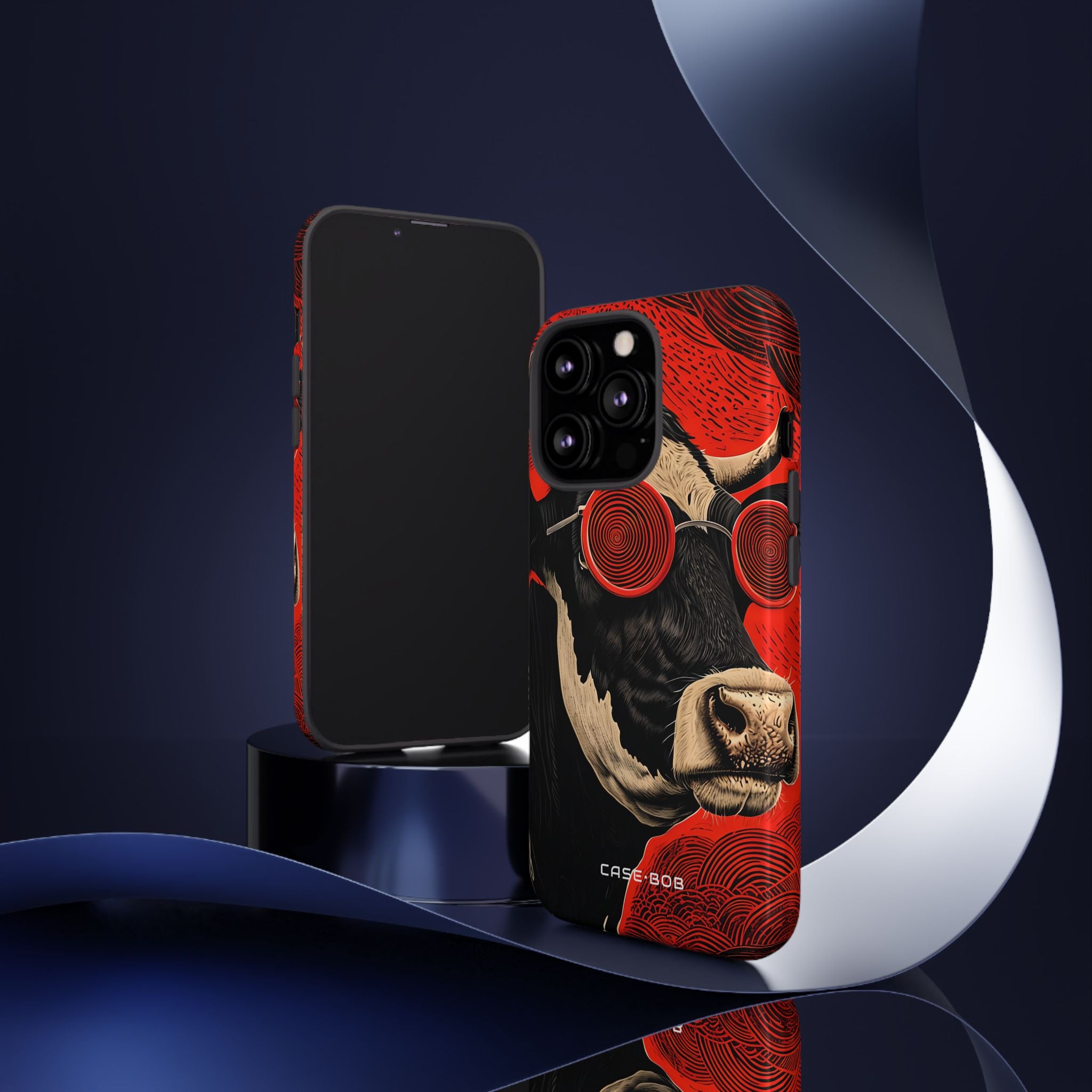 Hypnotic Cow iPhone 13 Pro Case - Tough