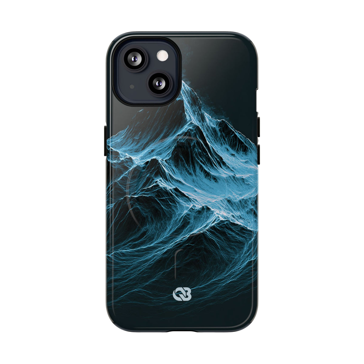 Nordic Frost Peak · Tough 2.0 Magnetic Phone Case for iPhone · Blue