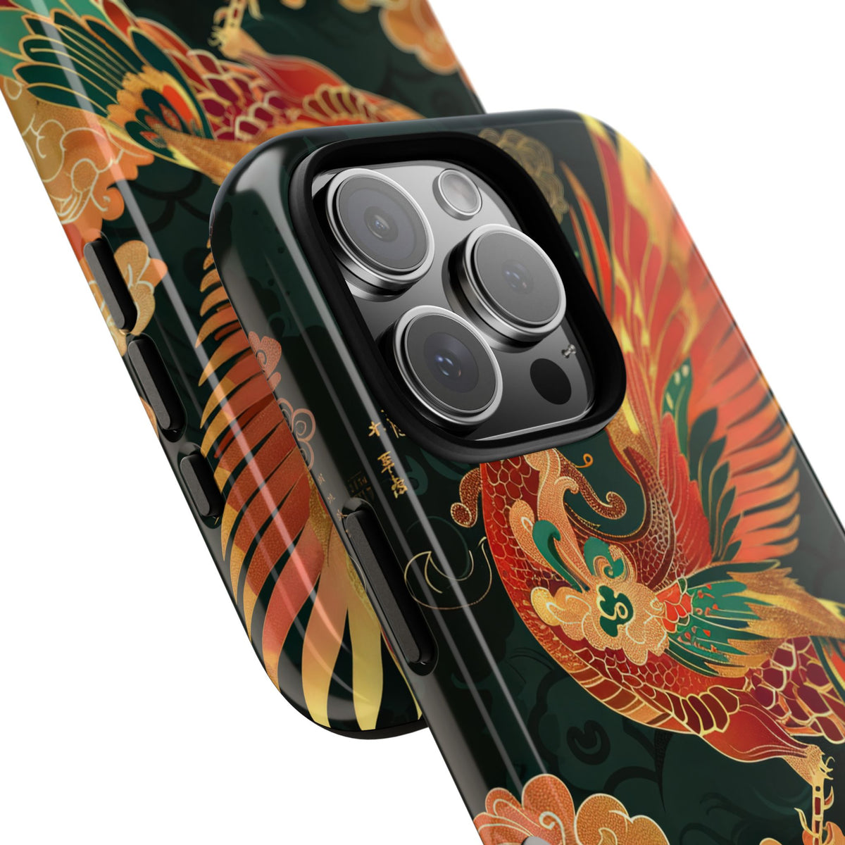 Imperial Phoenix Ascent · Tough Phone Case for iPhone · Red