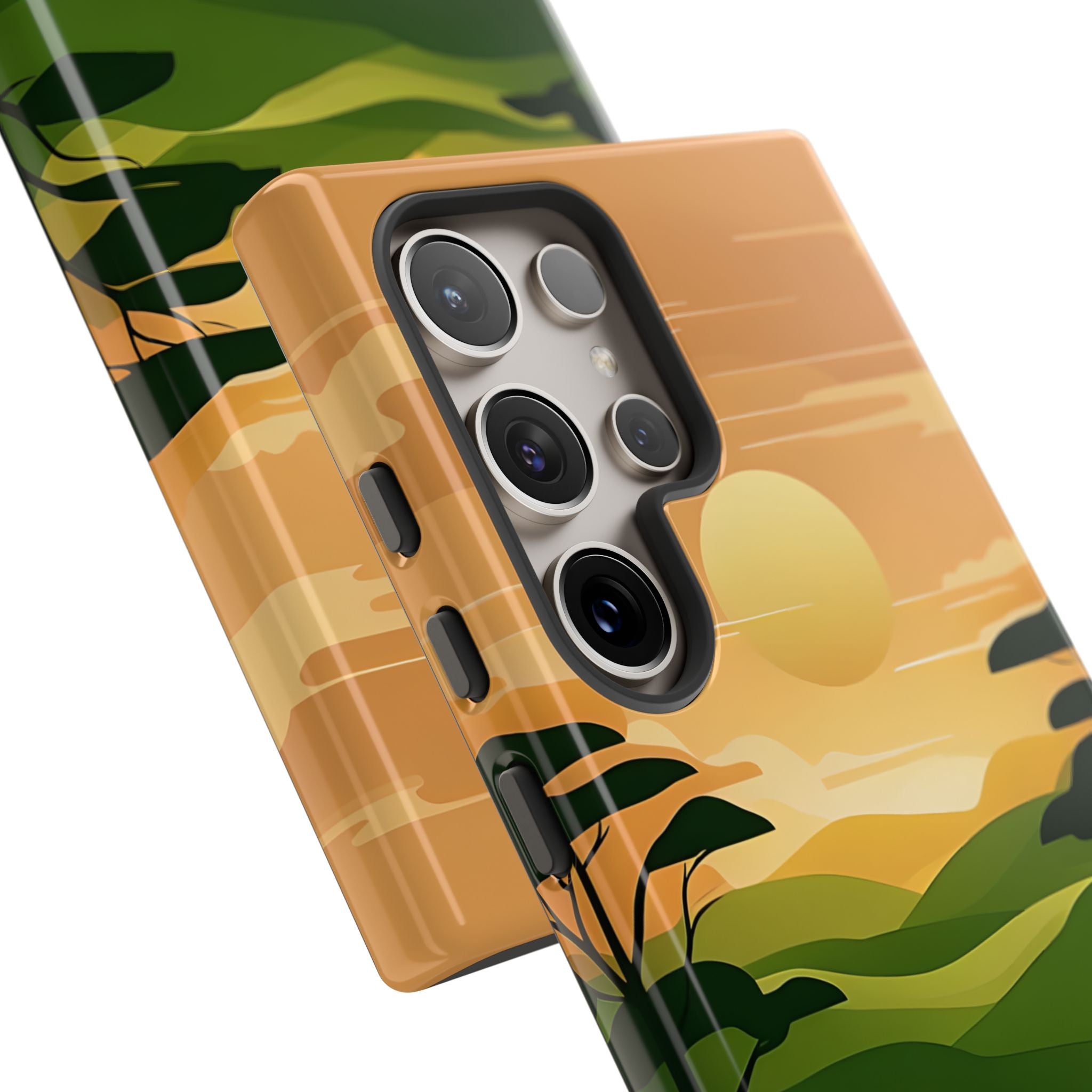 Verdant Horizon Sun · Tough Coque de téléphone pour Samsung