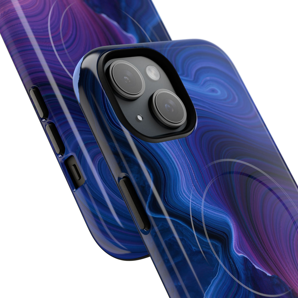 Radiant Strata · Tough 2.0 Magnetic Phone Case for iPhone · Blue