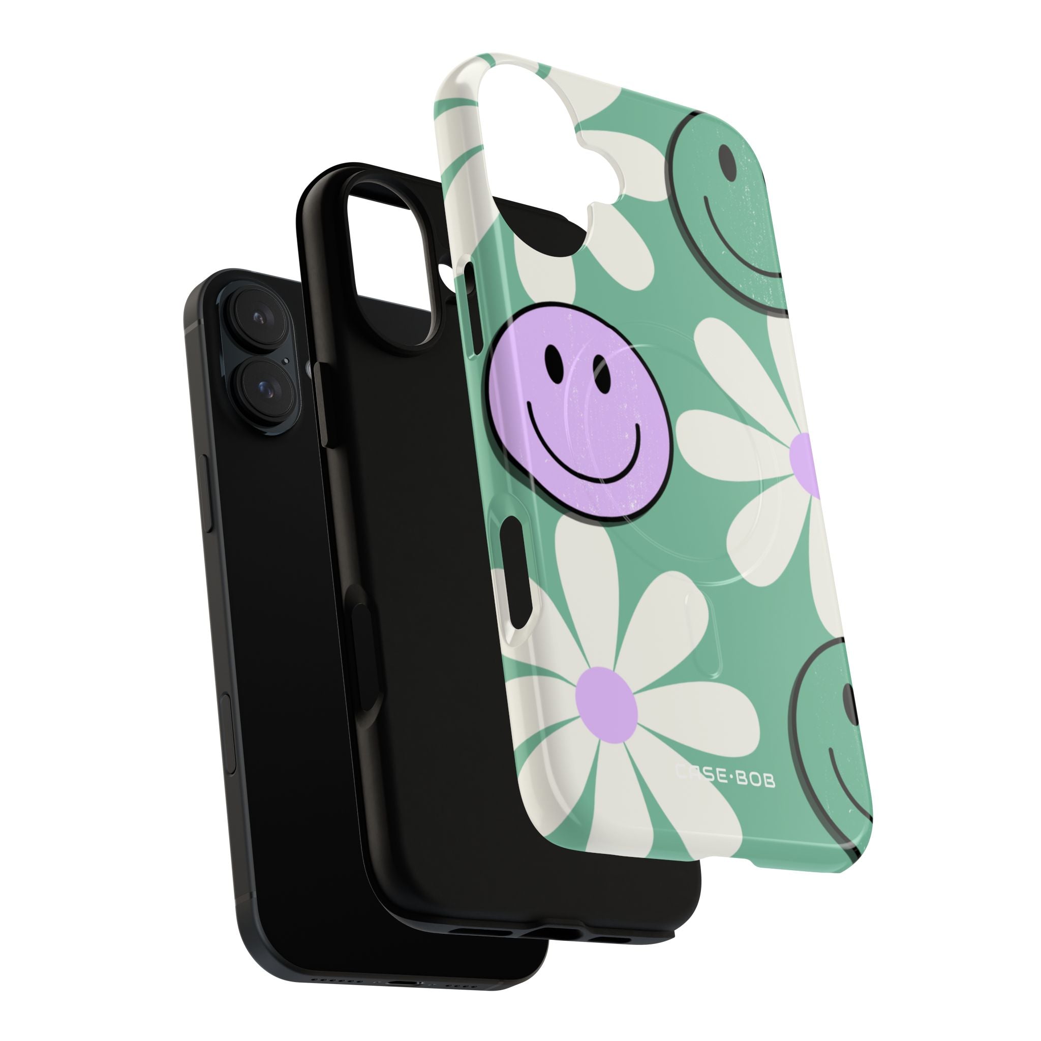 Smiley Daisy Glow iPhone 16 Plus Case - Tough+