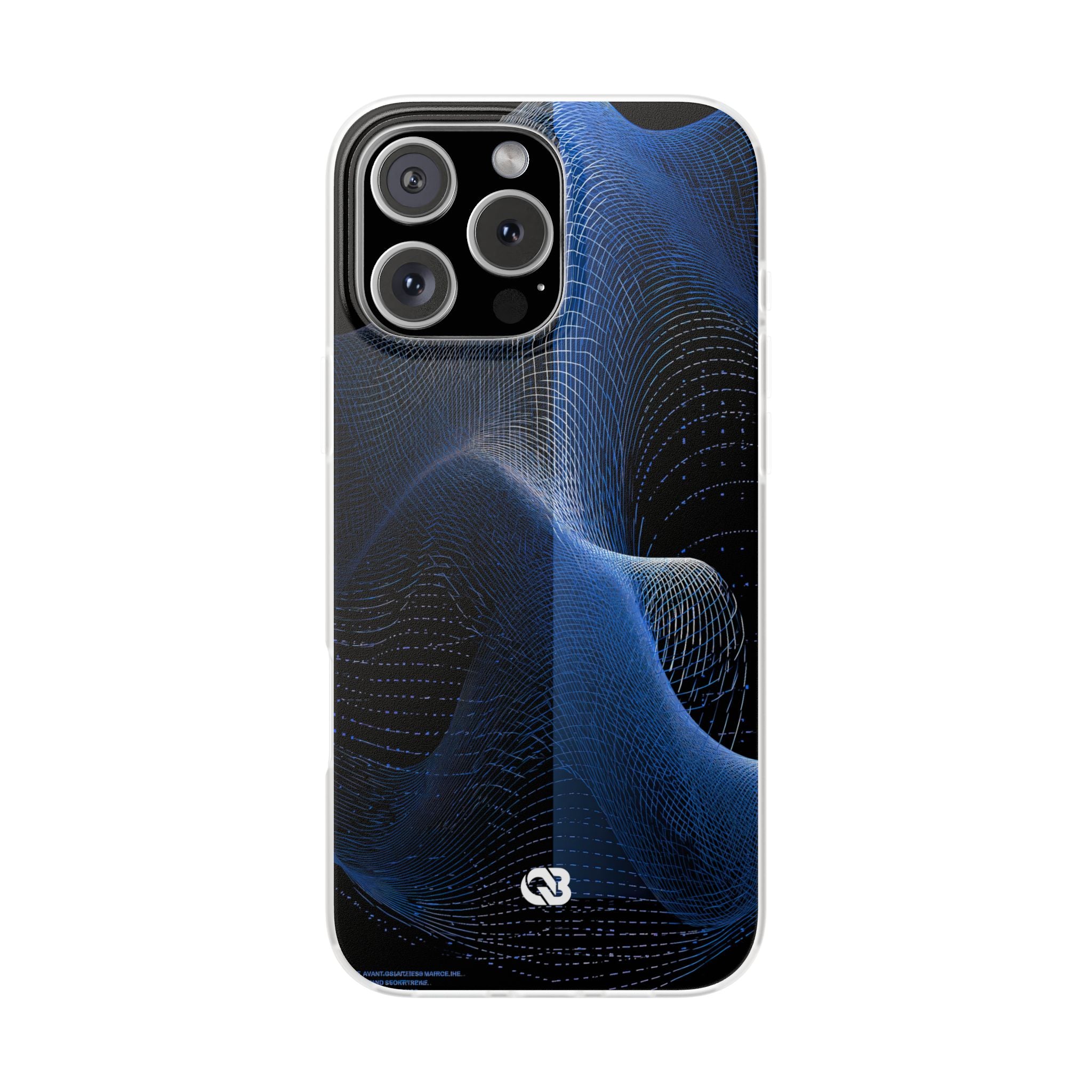 Blue Lite Phone Case for iPhone - Electric Blue Flux