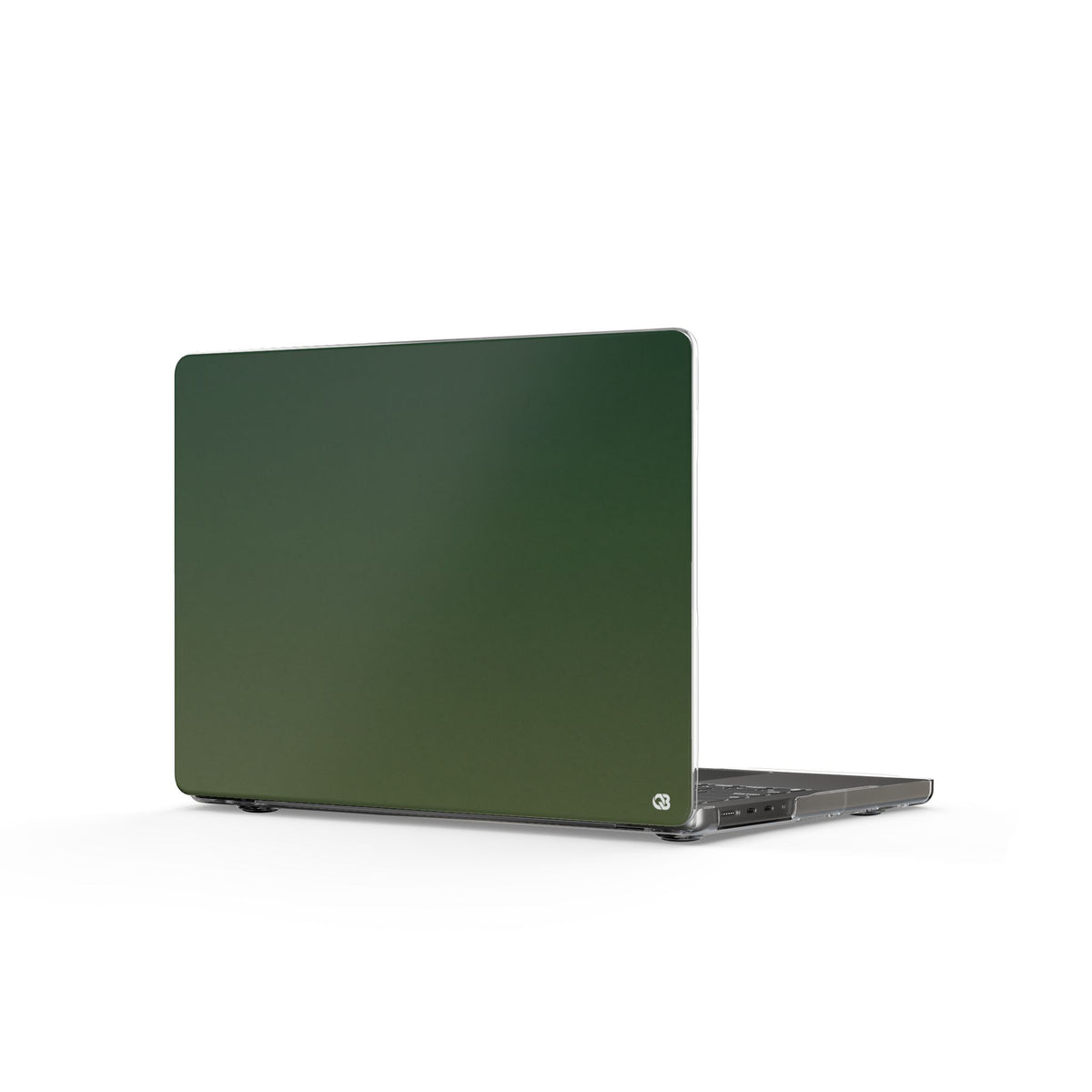 Evergreen Gradient · Clear Hard Case for MacBook · Green