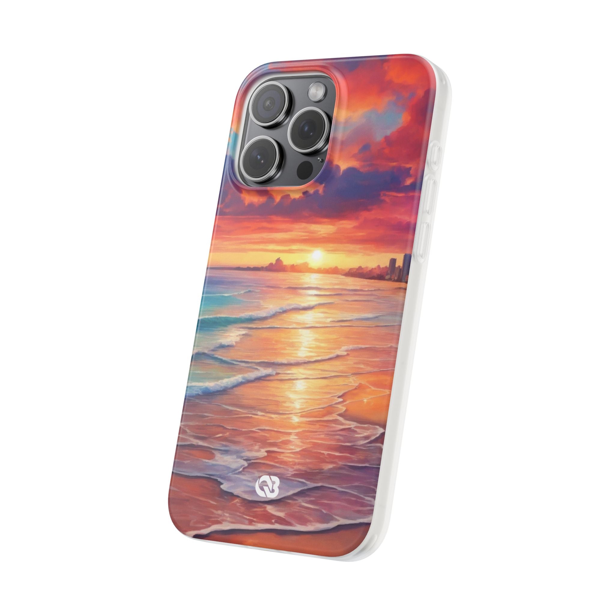 Crimson Shore Horizon · Soft Handyhülle für iPhone