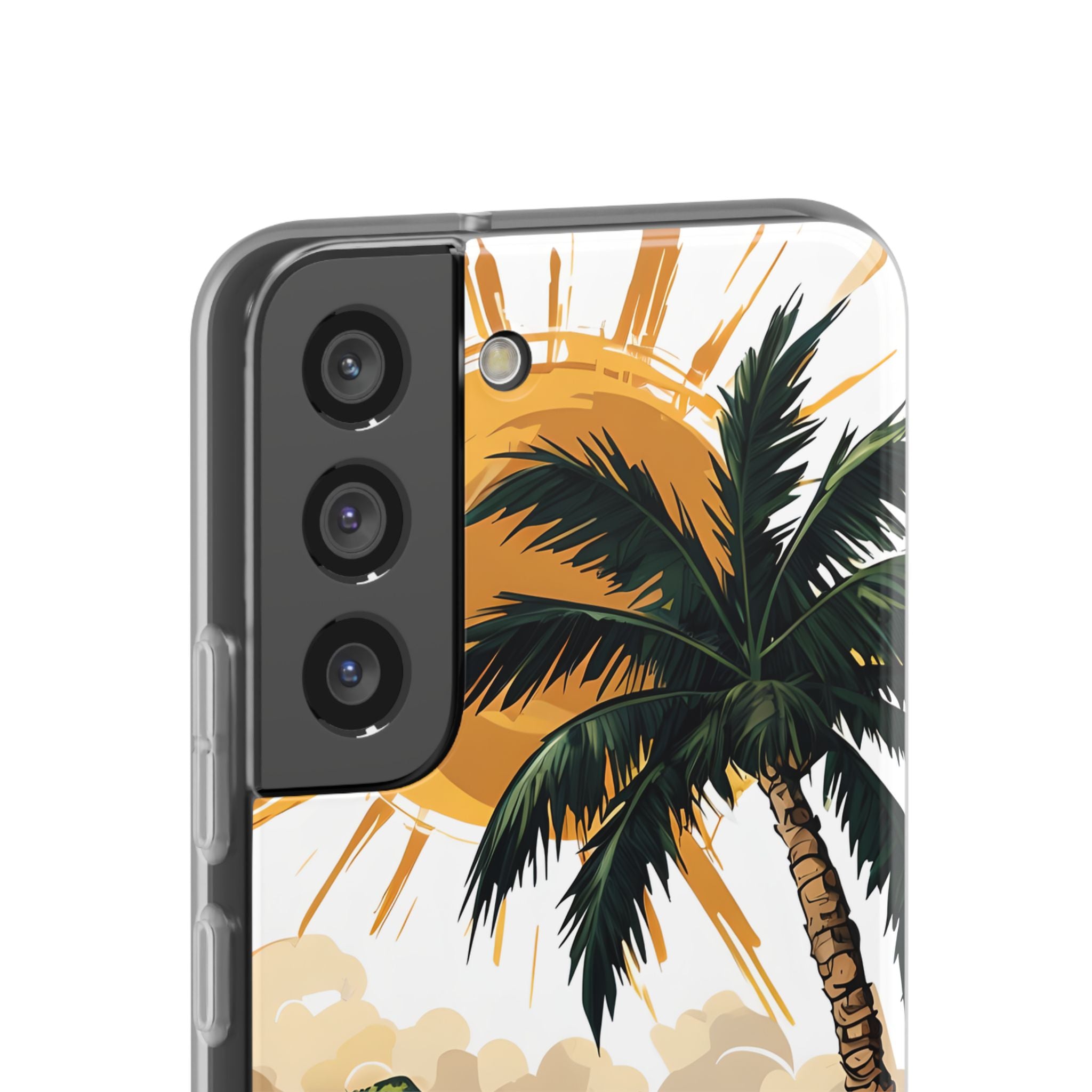 Radiant Coast Solitude · Soft Handyhülle für Samsung