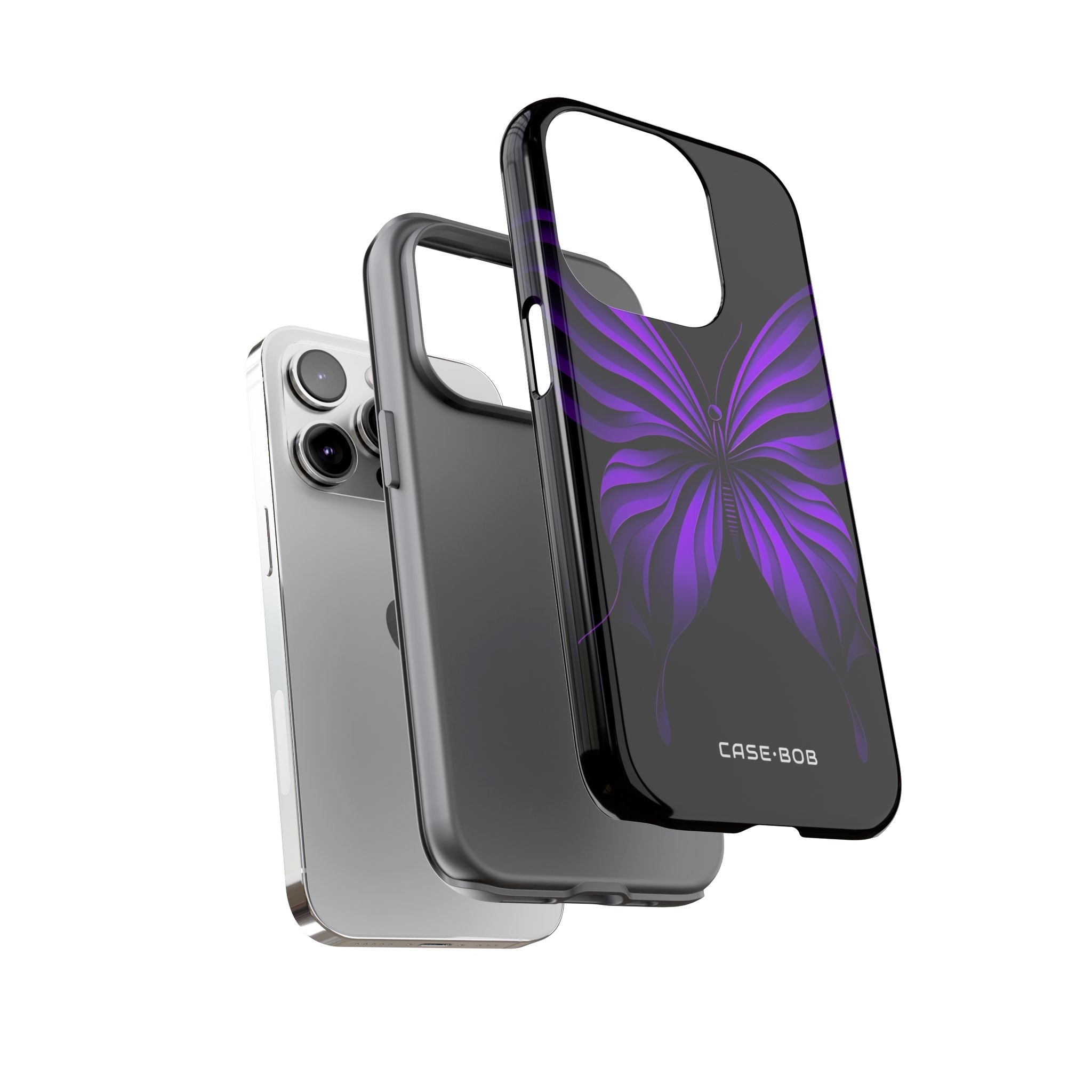 Violet Monarch iPhone 14 Pro Case - Tough