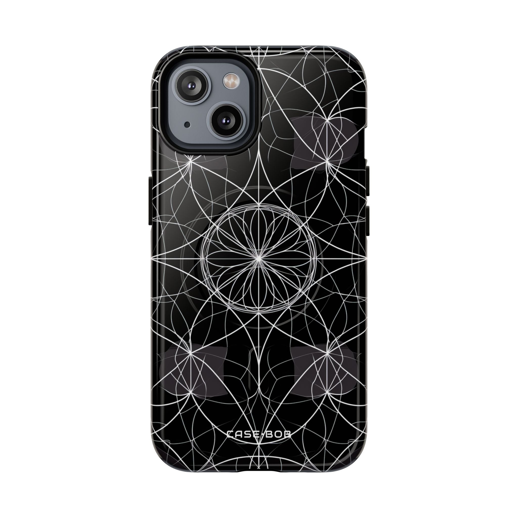 Radiant Petal Orbit iPhone 14 Case - Tough+