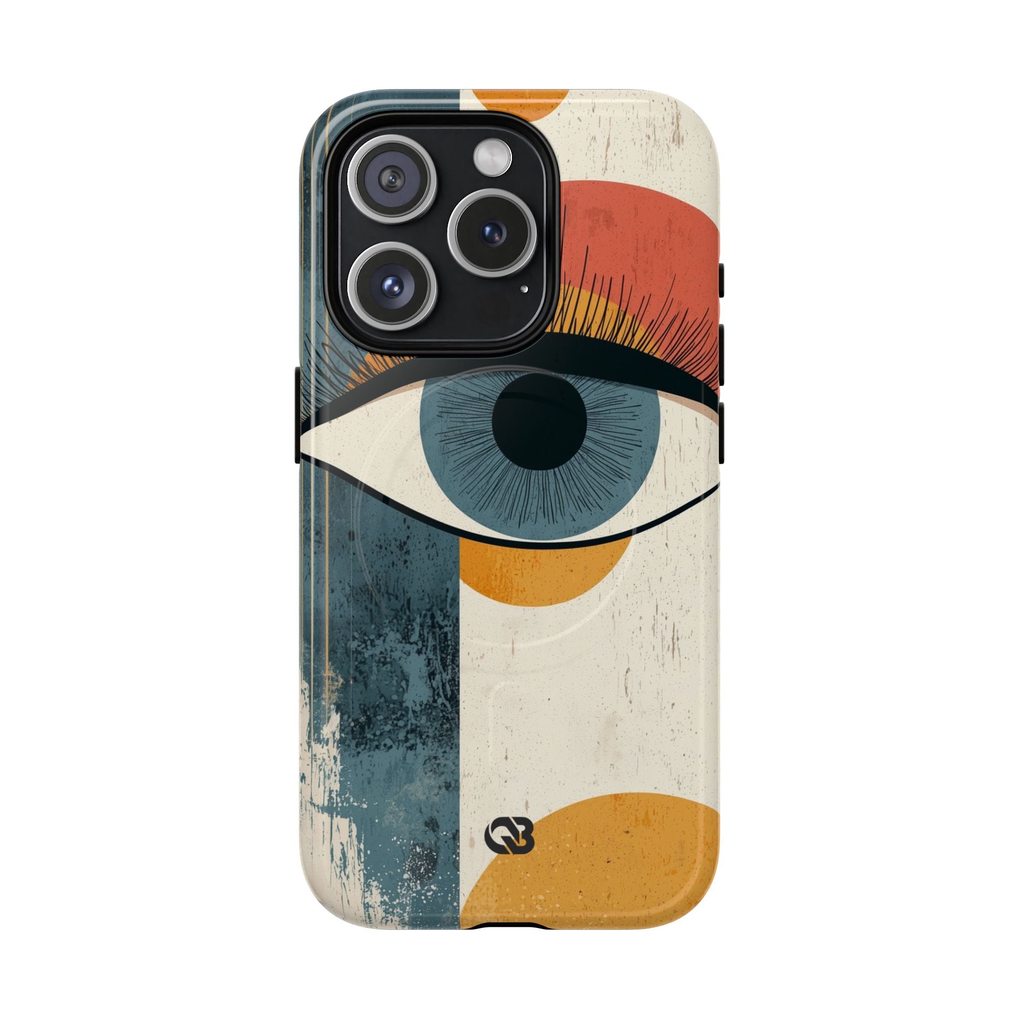 Distressed Azure Ocular · Tough+ Phone Case for iPhone · Magsafe