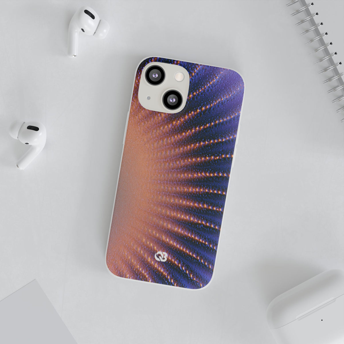 Luminous Aura Burst · Lite Phone Case for iPhone · Blue