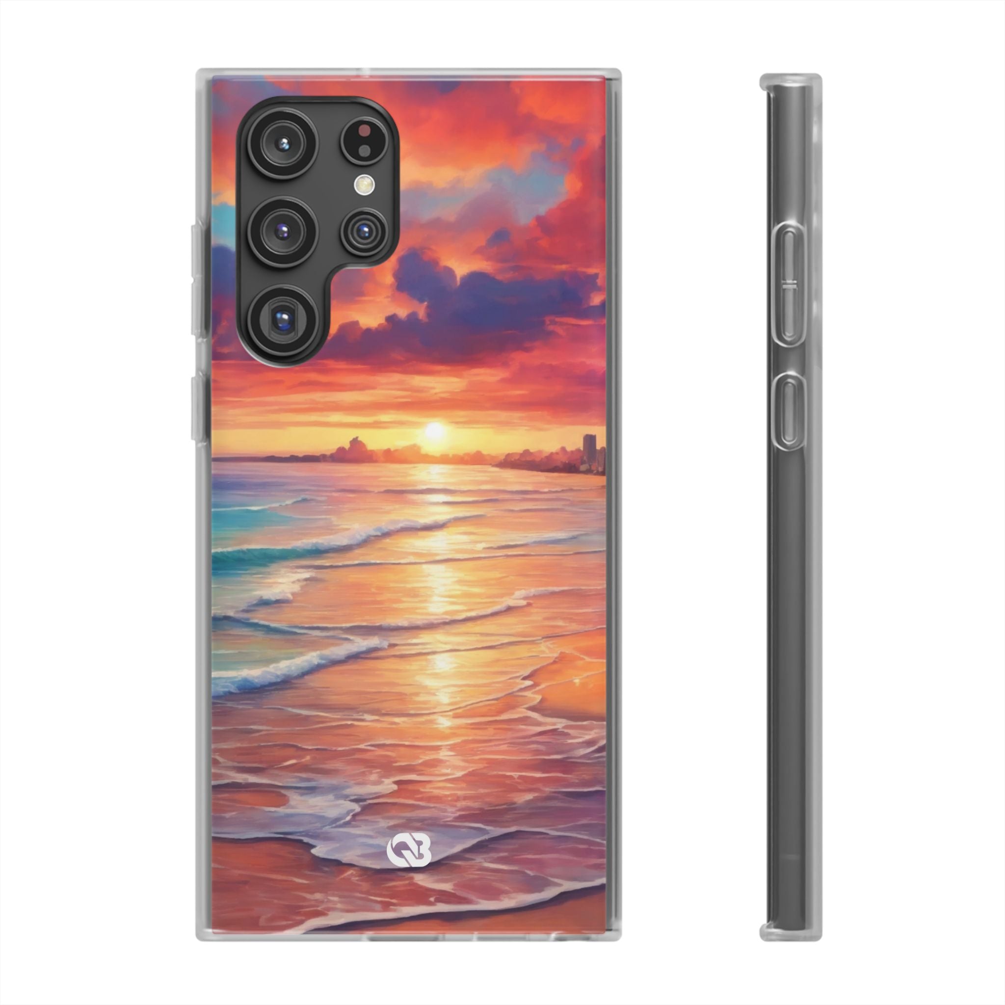 Crimson Shore Horizon · Soft Handyhülle für Samsung