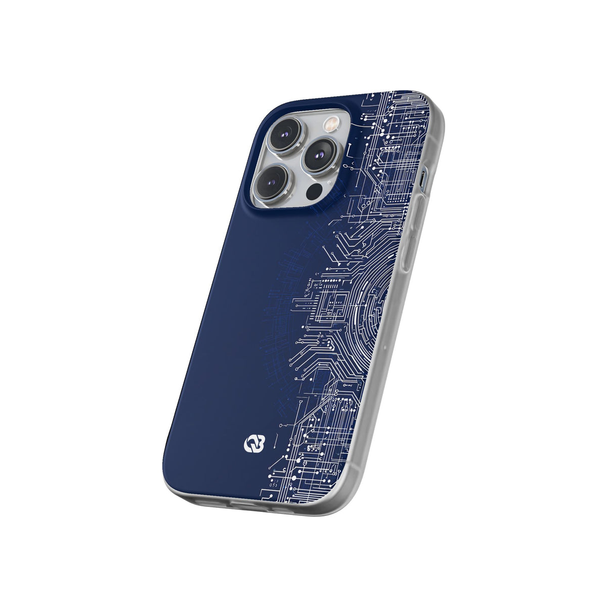Blue Lite Phone Case for iPhone - Cobalt Circuit Logic