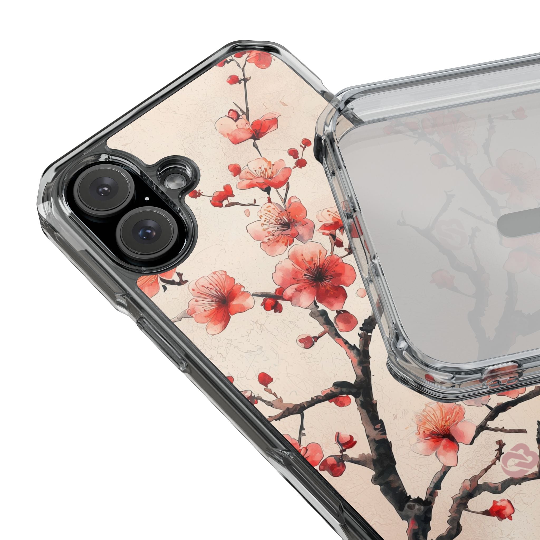 Crimson Silk Flora · Impact Handyhülle für iPhone · Magsafe