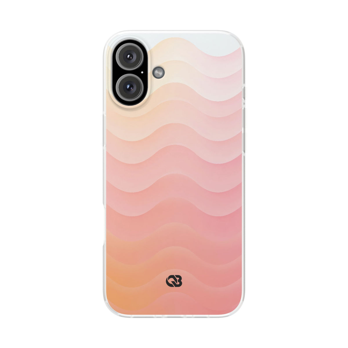 Blush Horizon Waves · Lite Phone Case for iPhone · Pink