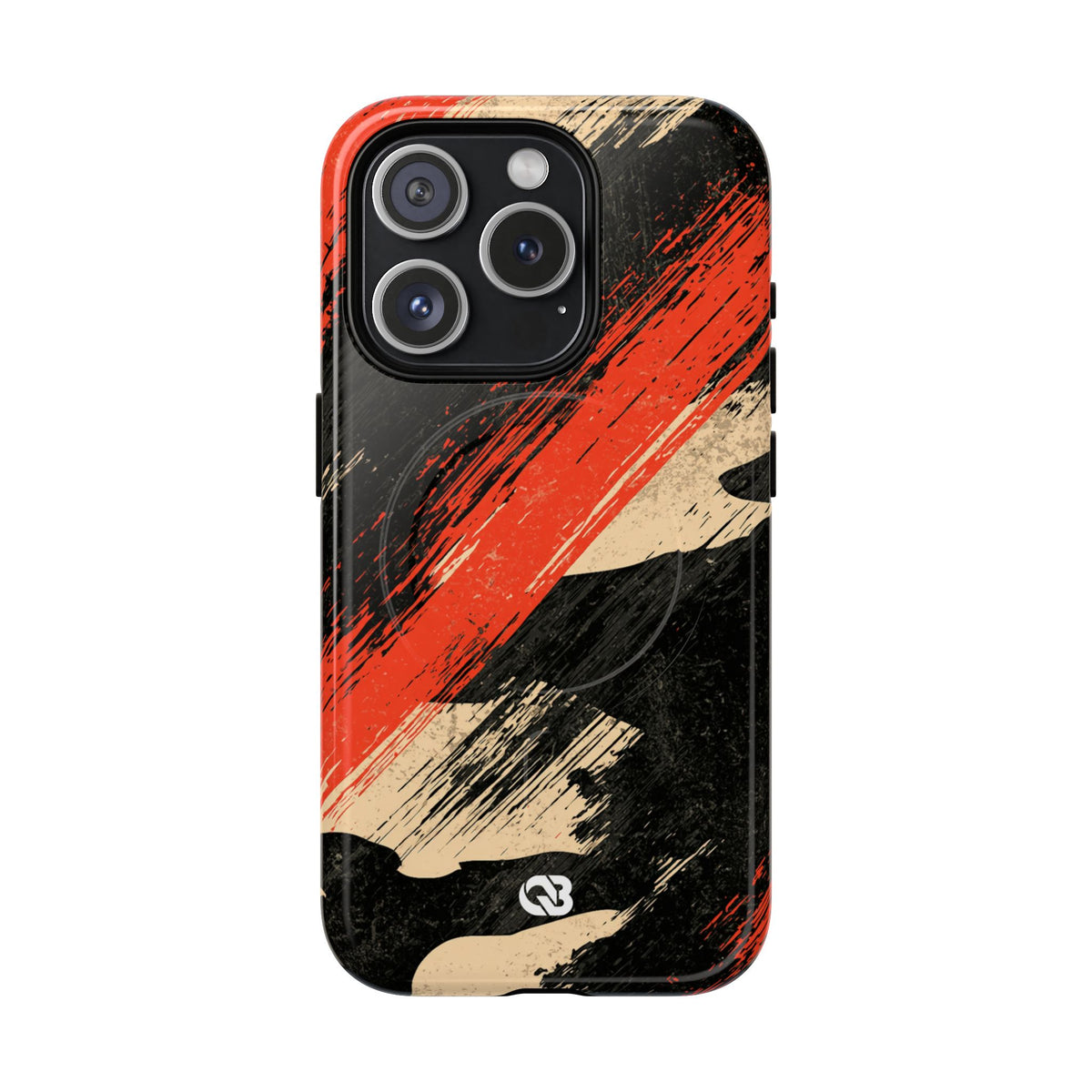 Urban Slash Camo · Tough 2.0 Magnetic Phone Case for iPhone · Black
