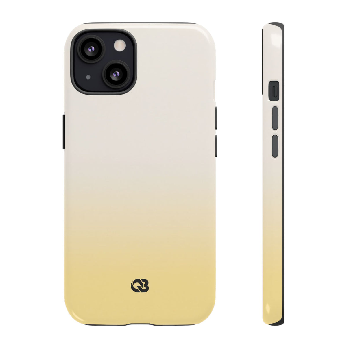 Solar Cream Ombre · Tough Phone Case for iPhone · Yellow
