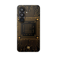 Gold Lite Phone Case for Samsung - Cyber Gold Processor