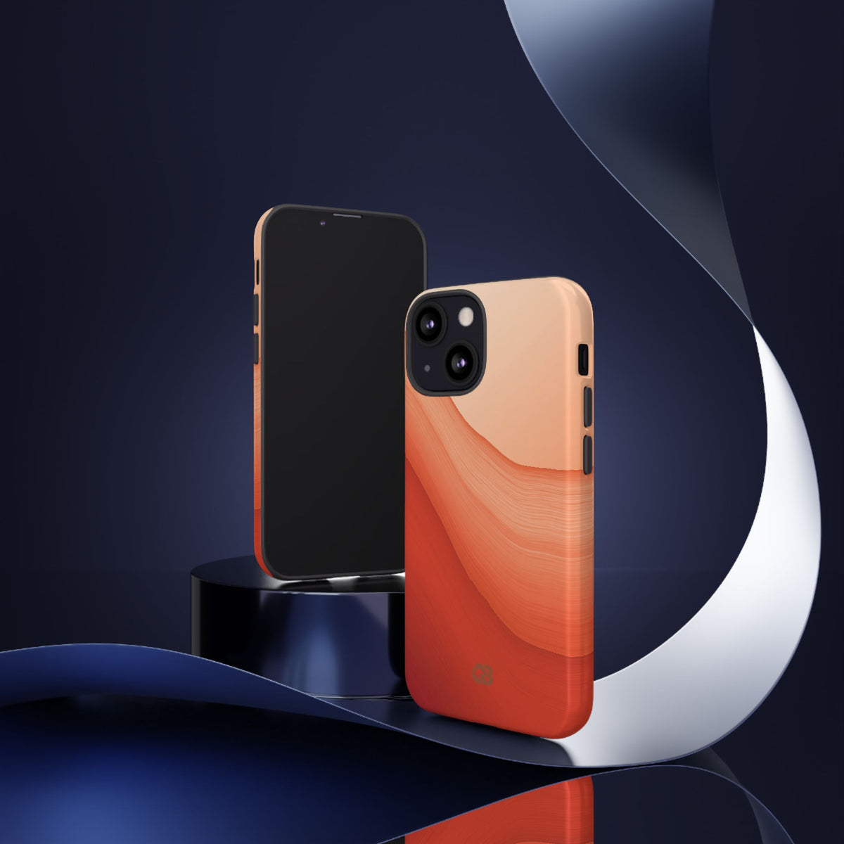 Terracotta Flow · Tough Phone Case for iPhone · Orange