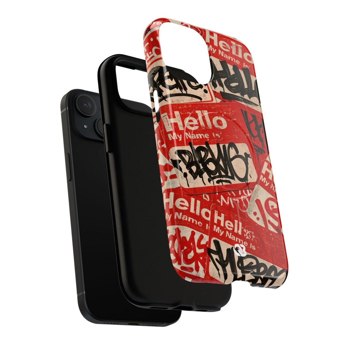 Slap Tag Collage · Tough 2.0 Magnetic Phone Case for iPhone · Red