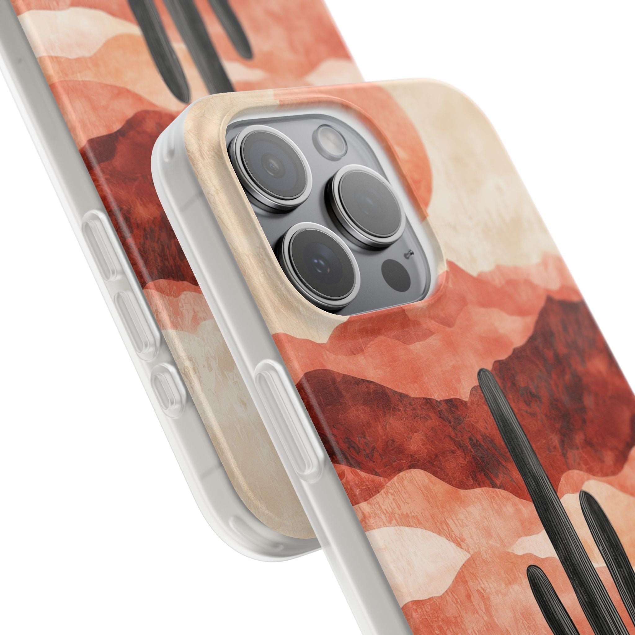 Terracotta Desert Sun · Soft Handyhülle für iPhone