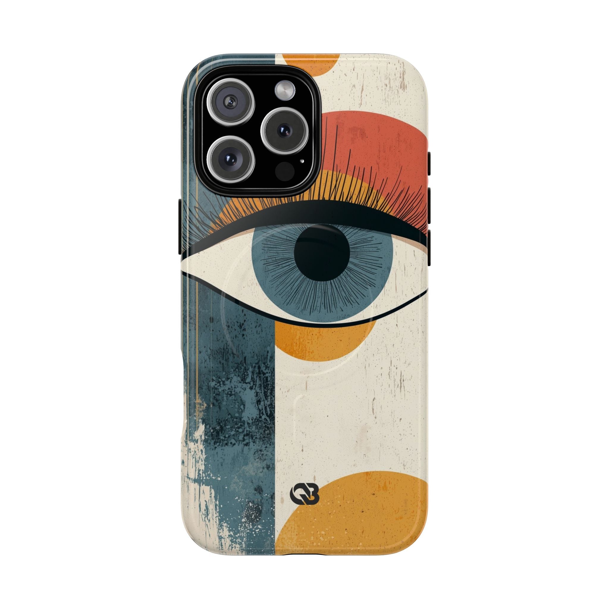 Distressed Azure Ocular · Tough+ Phone Case for iPhone · Magsafe