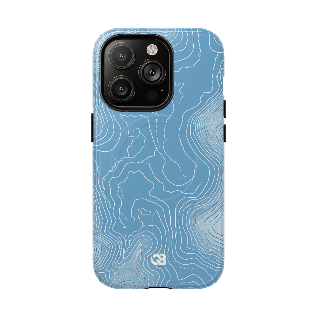 Glacial Basin Topo · Tough 2.0 Magnetic Phone Case for iPhone · Blue