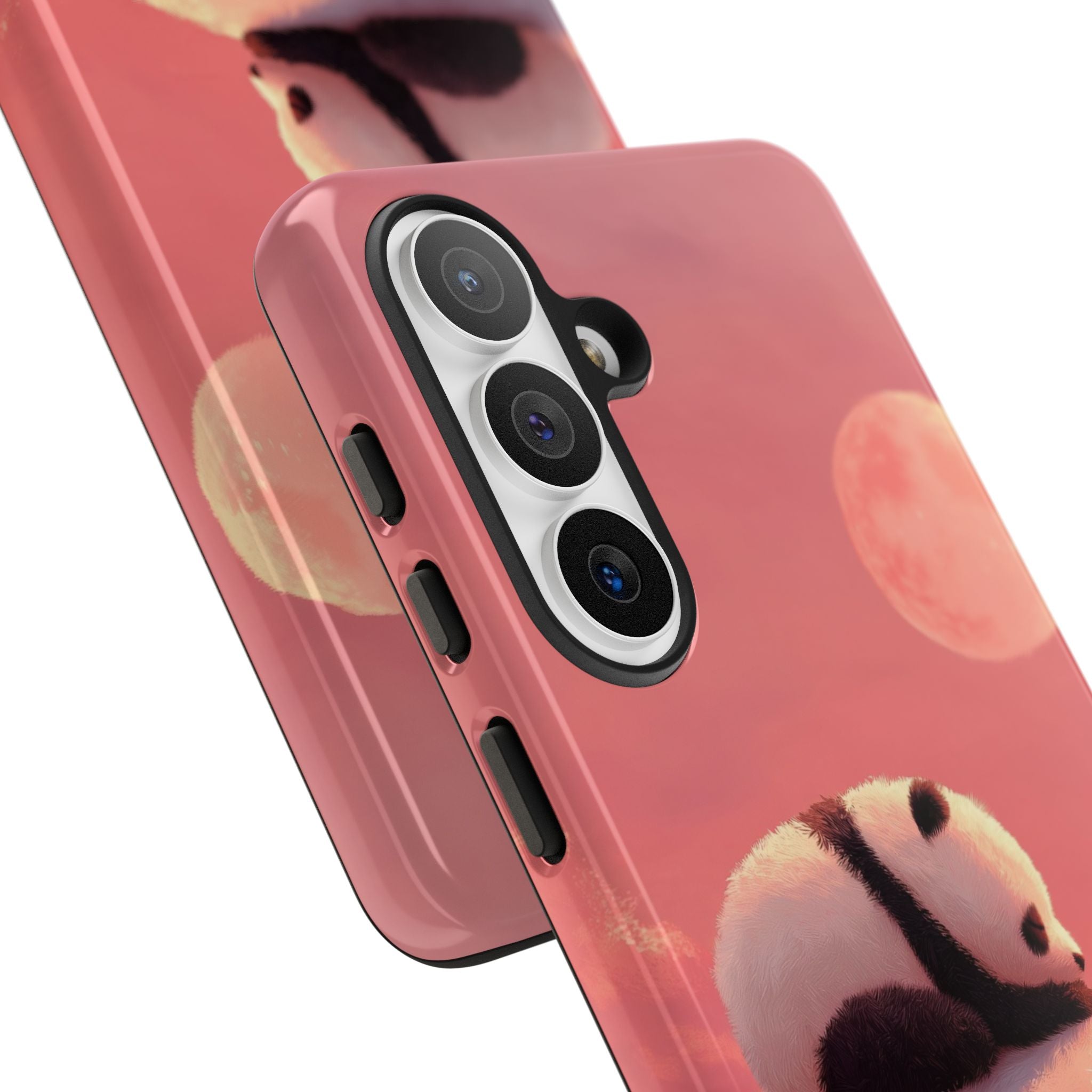 Rose Moon Panda · Tough Coque de téléphone pour Samsung