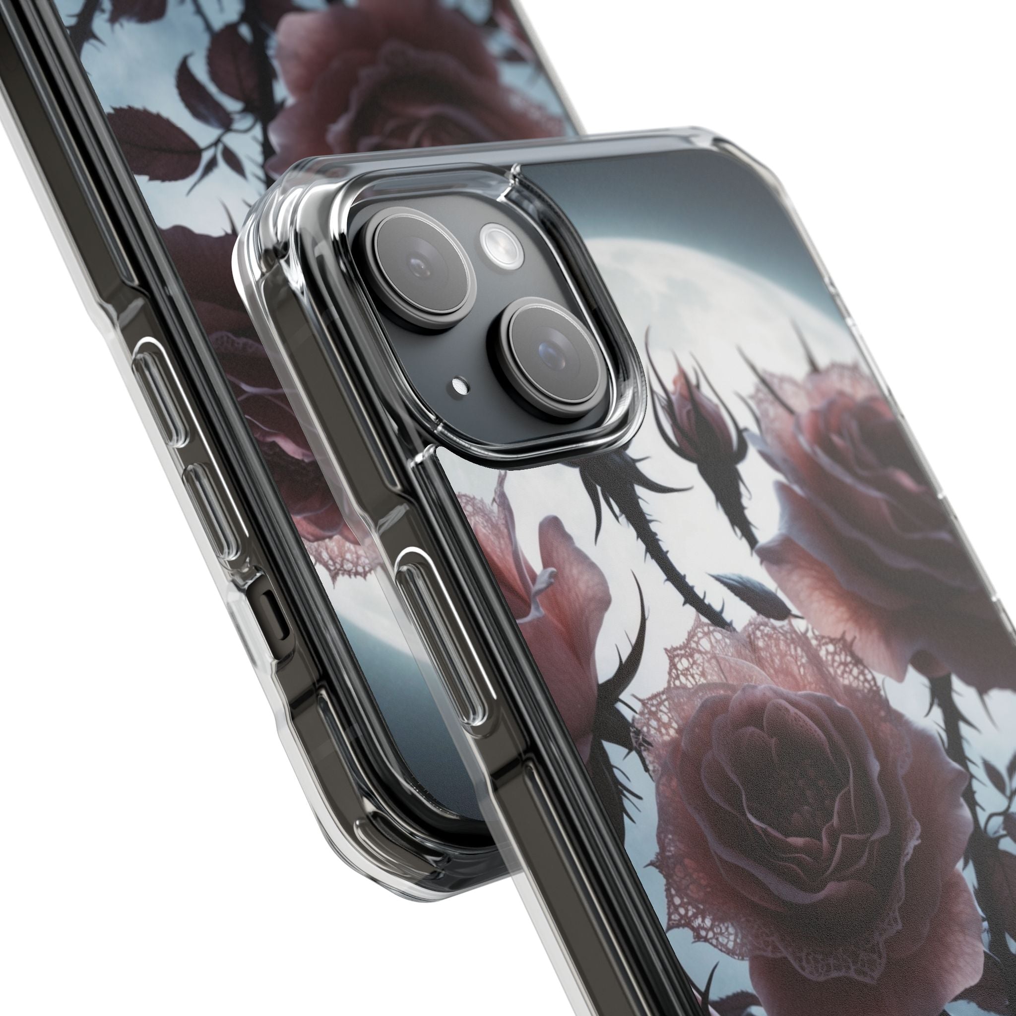 Lunar Lace Petals · Impact Coque de téléphone pour iPhone · Magsafe