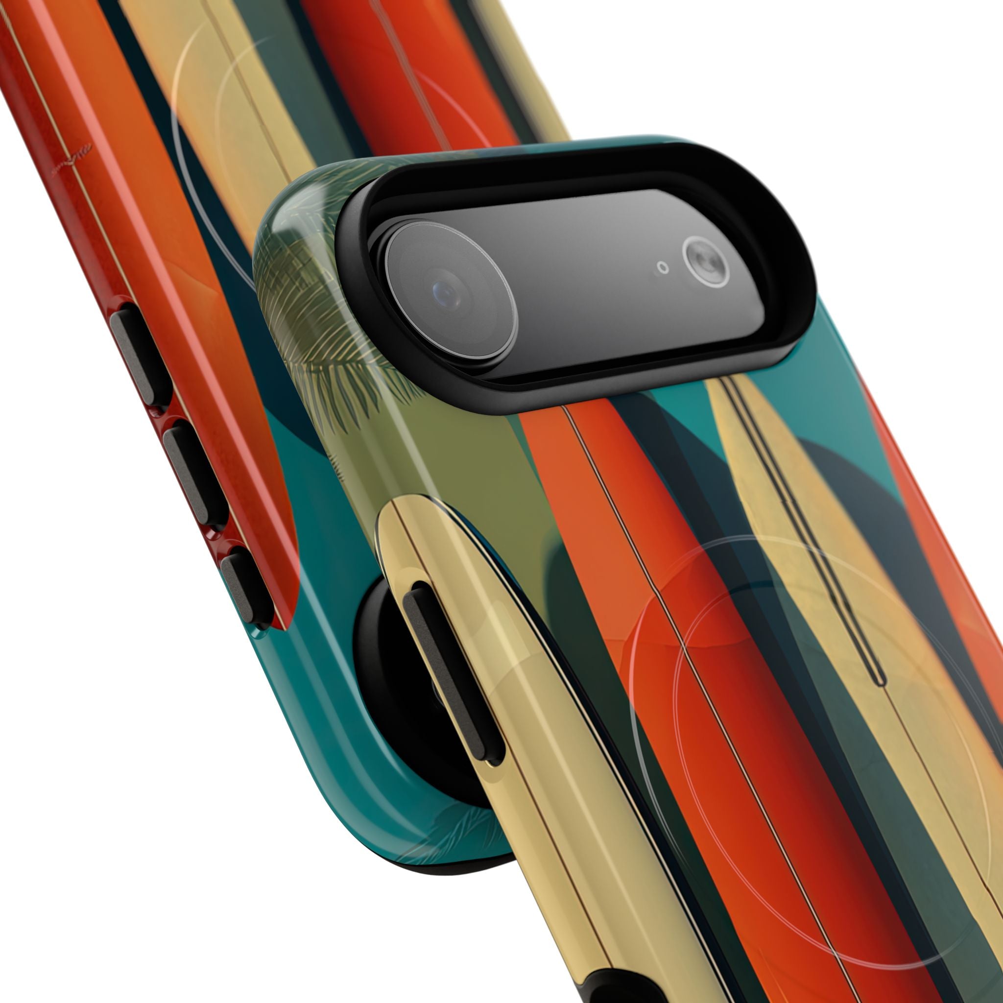 Teal Coast Lineup · Tough+ Coque de téléphone pour iPhone · MagSafe