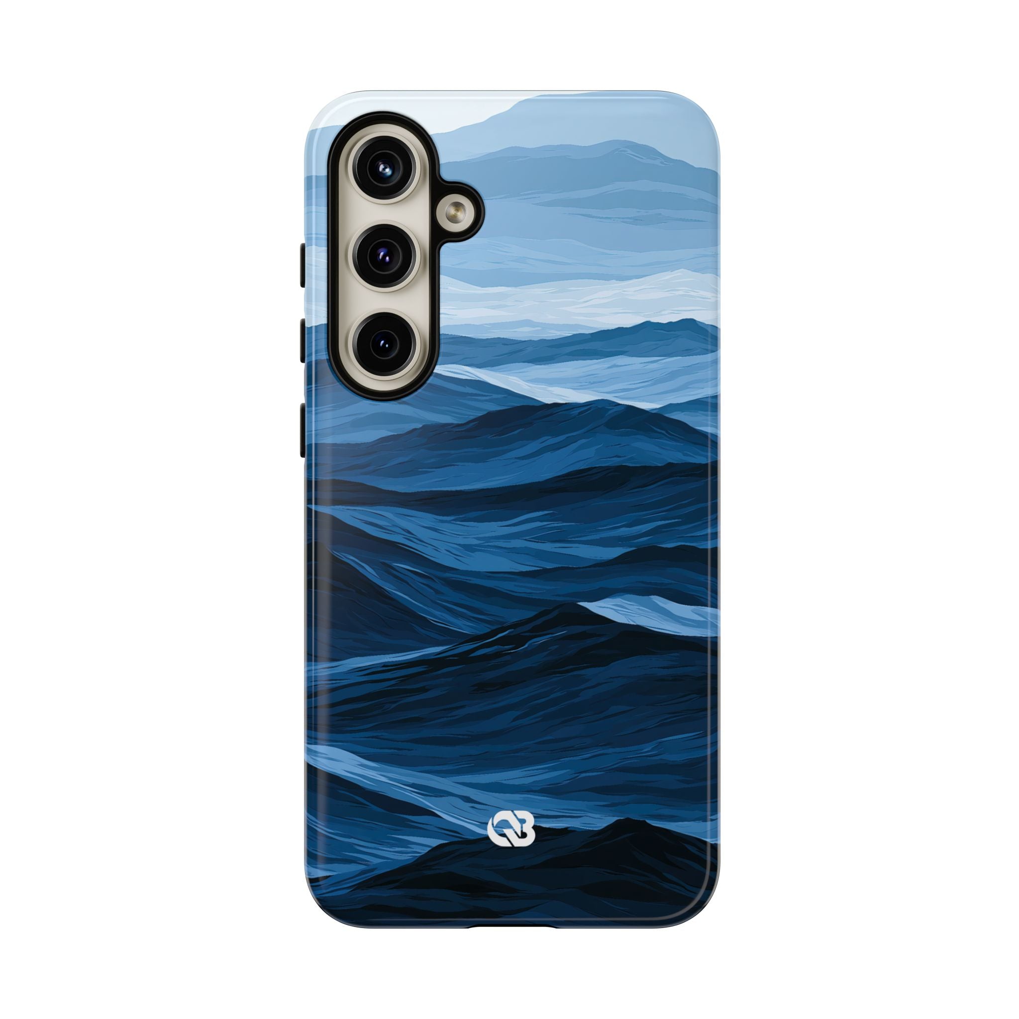 Blue Tough Phone Case for Samsung - Cobalt Ridge Tides