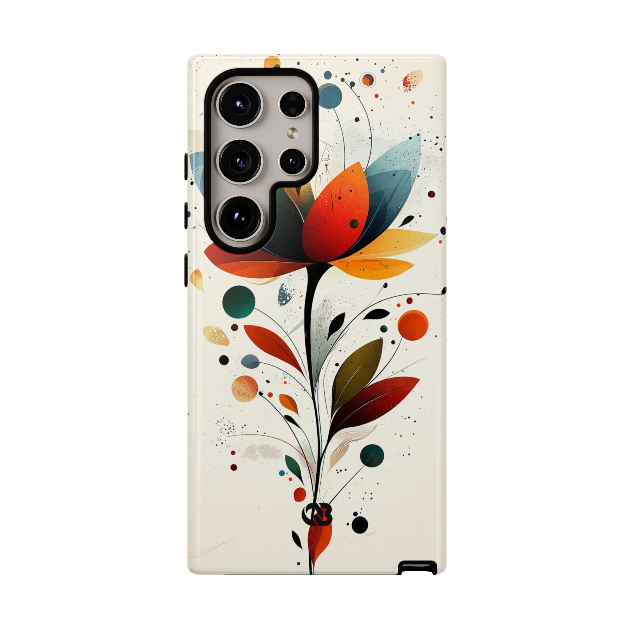 Burnt Petal Abstract · Tough Phone Case for Samsung