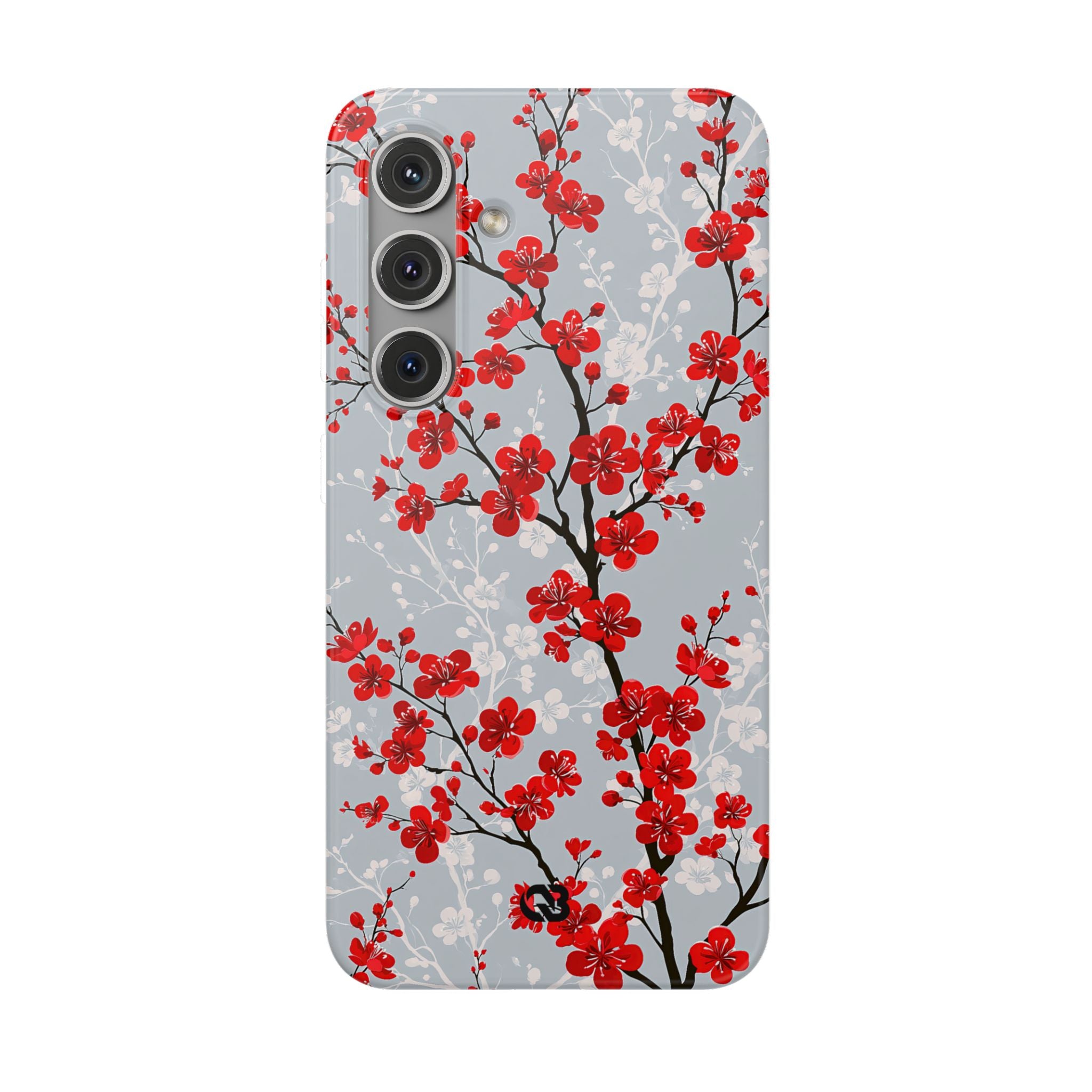 Grey Lite Phone Case for Samsung - Crimson Sakura Slate