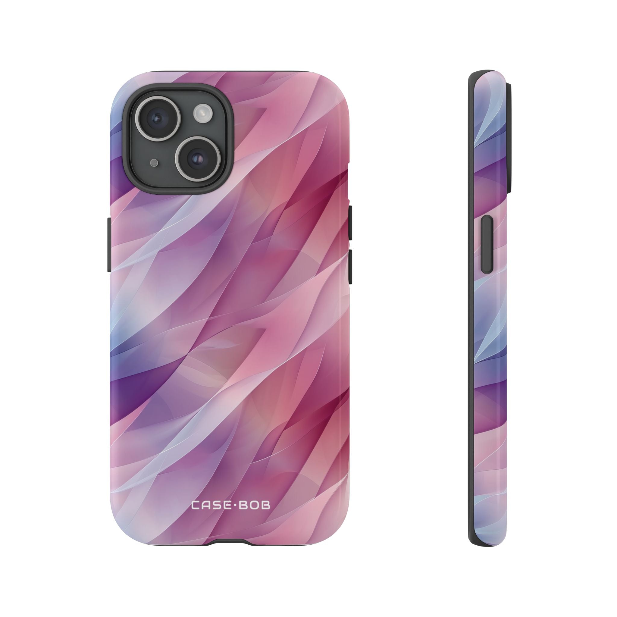 Pink Wave iPhone 15 Case - Tough