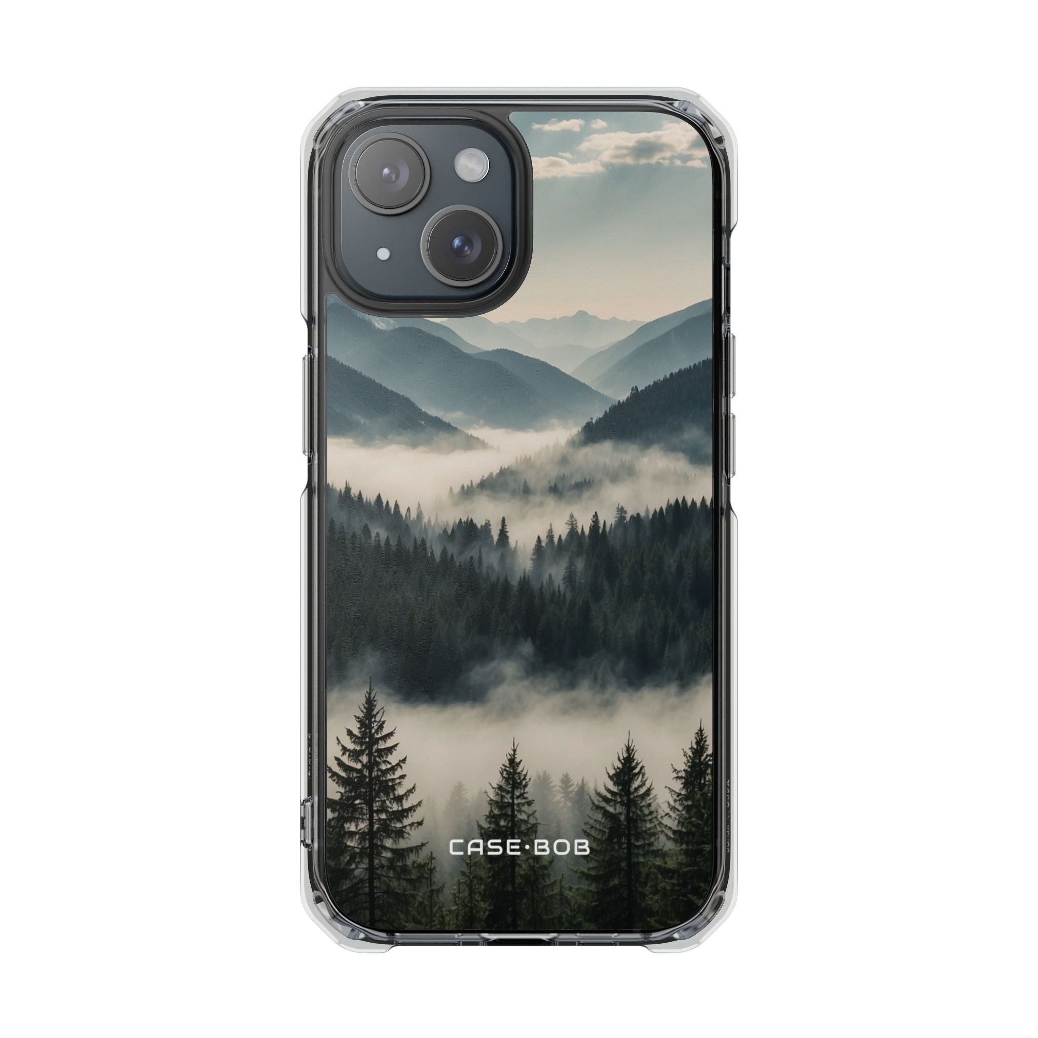 Foggy Pines iPhone 15 Case - Impact