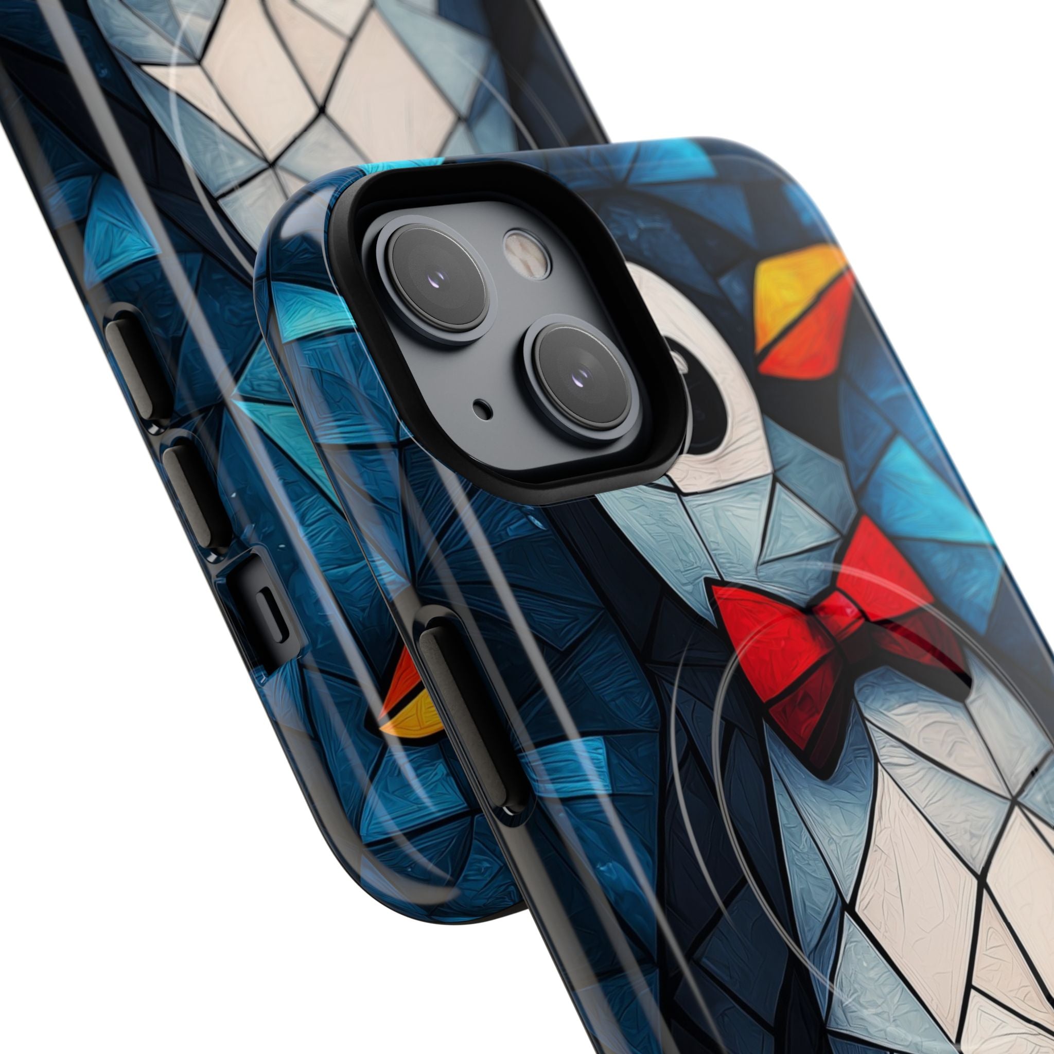 Mosaic Bowtie Penguin · Tough+ Phone Case for iPhone · Magsafe