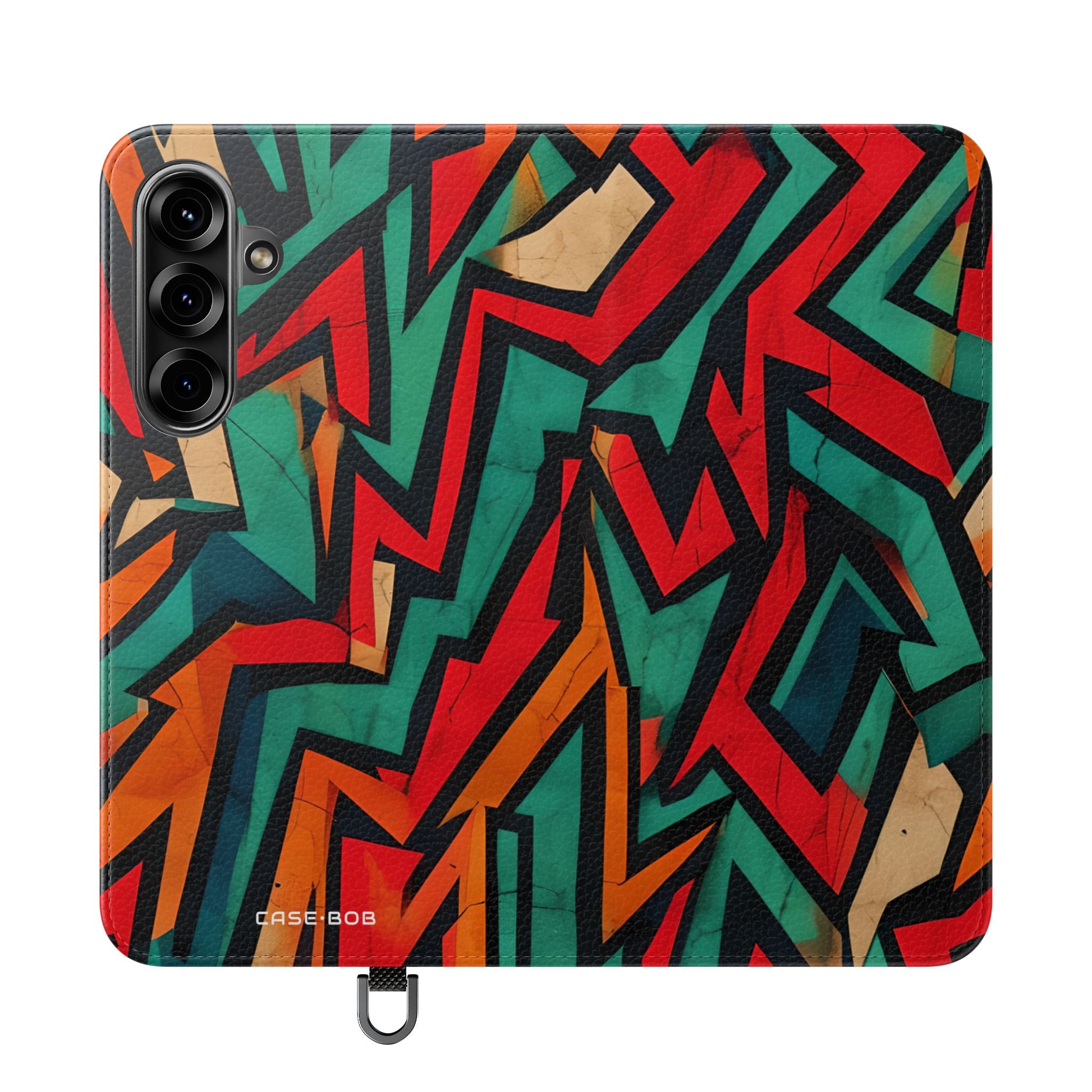 Jagged Flame - Samsung S25+ Case - Wallet