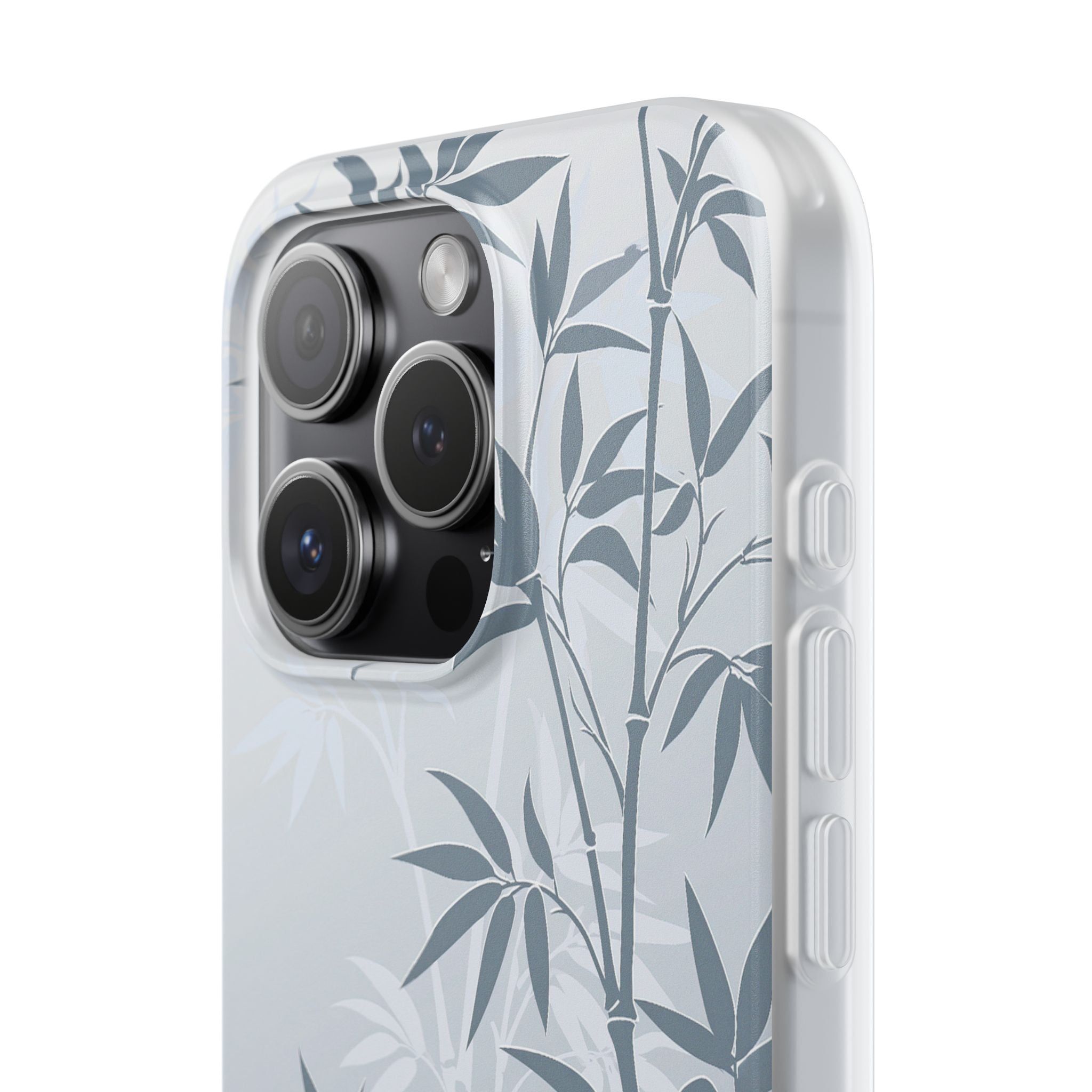 Blue Lite Phone Case for iPhone - Slate Bamboo Shadow