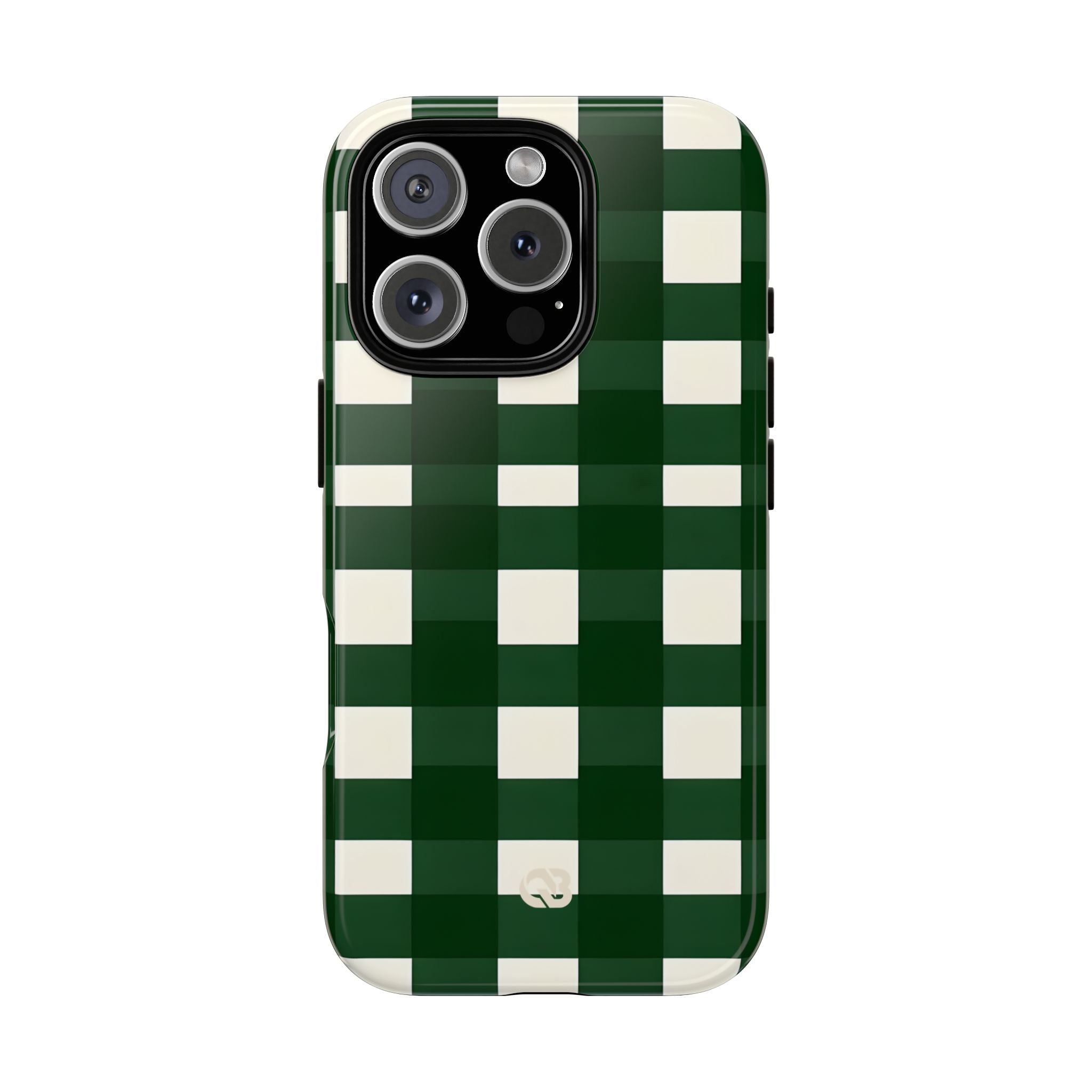 Hunter Green Plaid · Tough Phone Case for iPhone