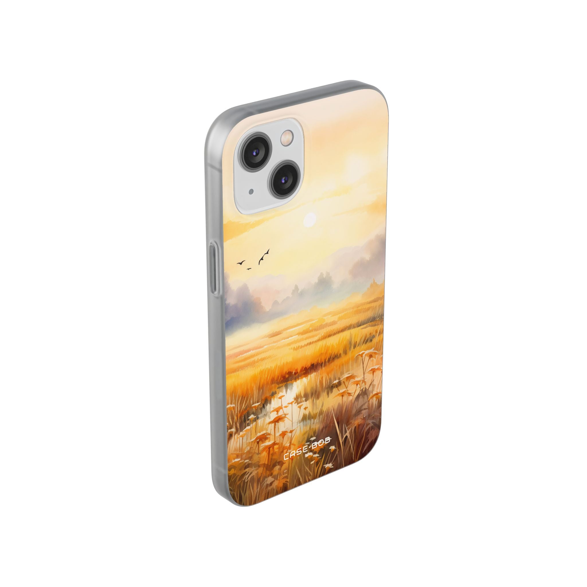 Glowing Sunrise iPhone 14 Case - Soft
