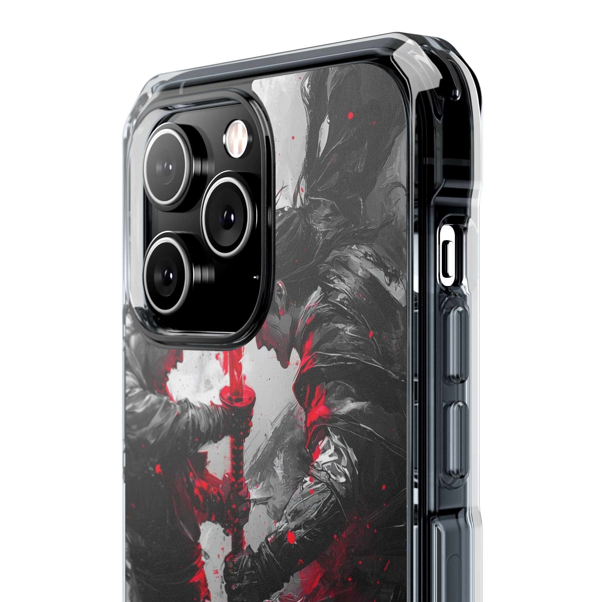 Shattered Crimson Duel · Impact Hoesje voor iPhone · Magsafe